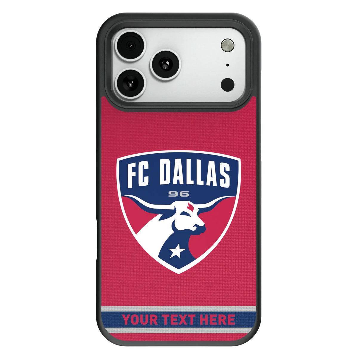 FC Dallas Personalized Stripe Bump Phone Case for Apple iPhone