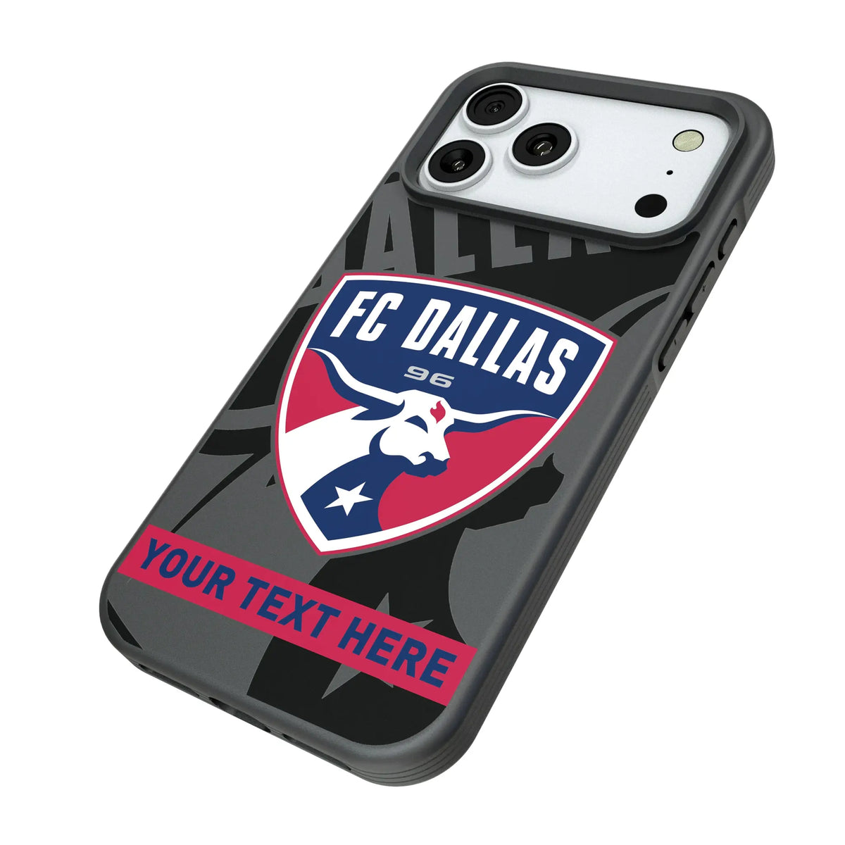 FC Dallas Personalized Tilt iPhone Bump Phone Case for Apple iPhone - Isometric View#Device_iPhone 18 Pro Max