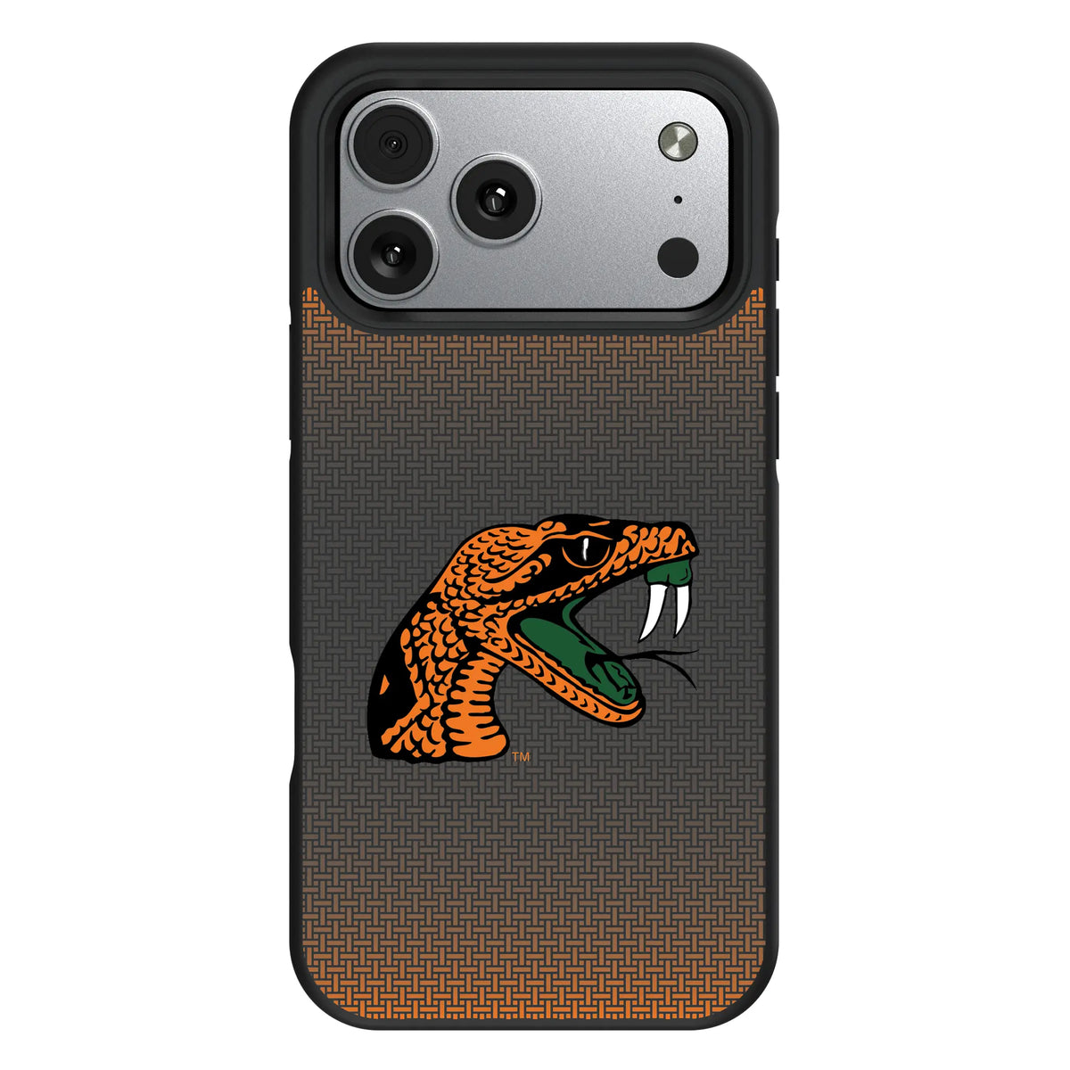 Florida A&M University Rattlers Linen iPhone Bump Phone Case for Apple iPhone#Device_iPhone 17 Pro Max