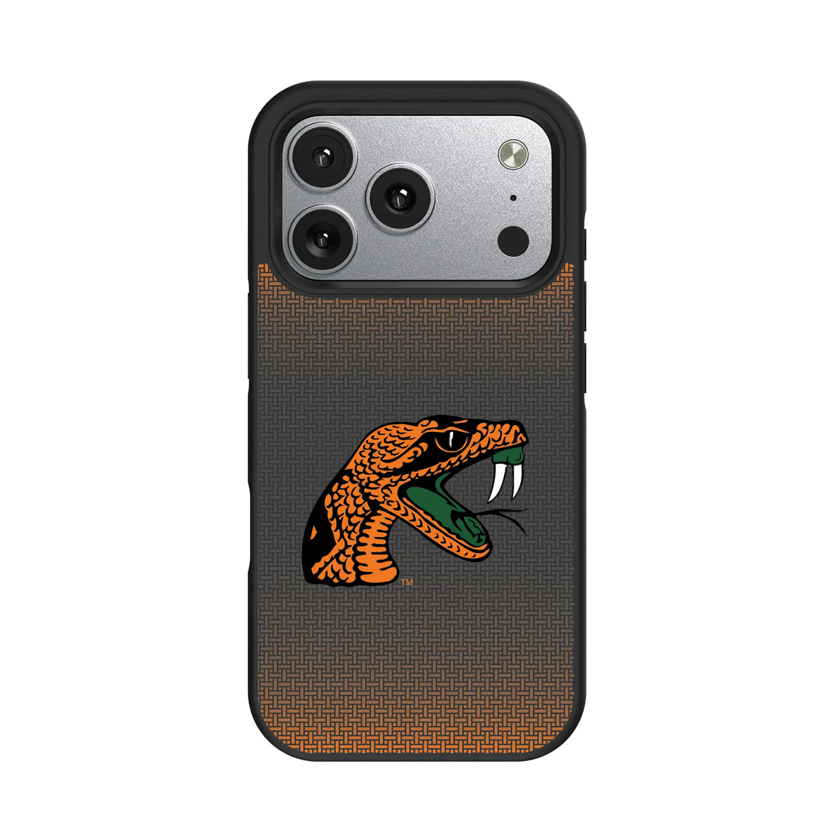 Florida A&M University Rattlers Linen iPhone Bump Phone Case for Apple iPhone#Device_iPhone 17 Pro