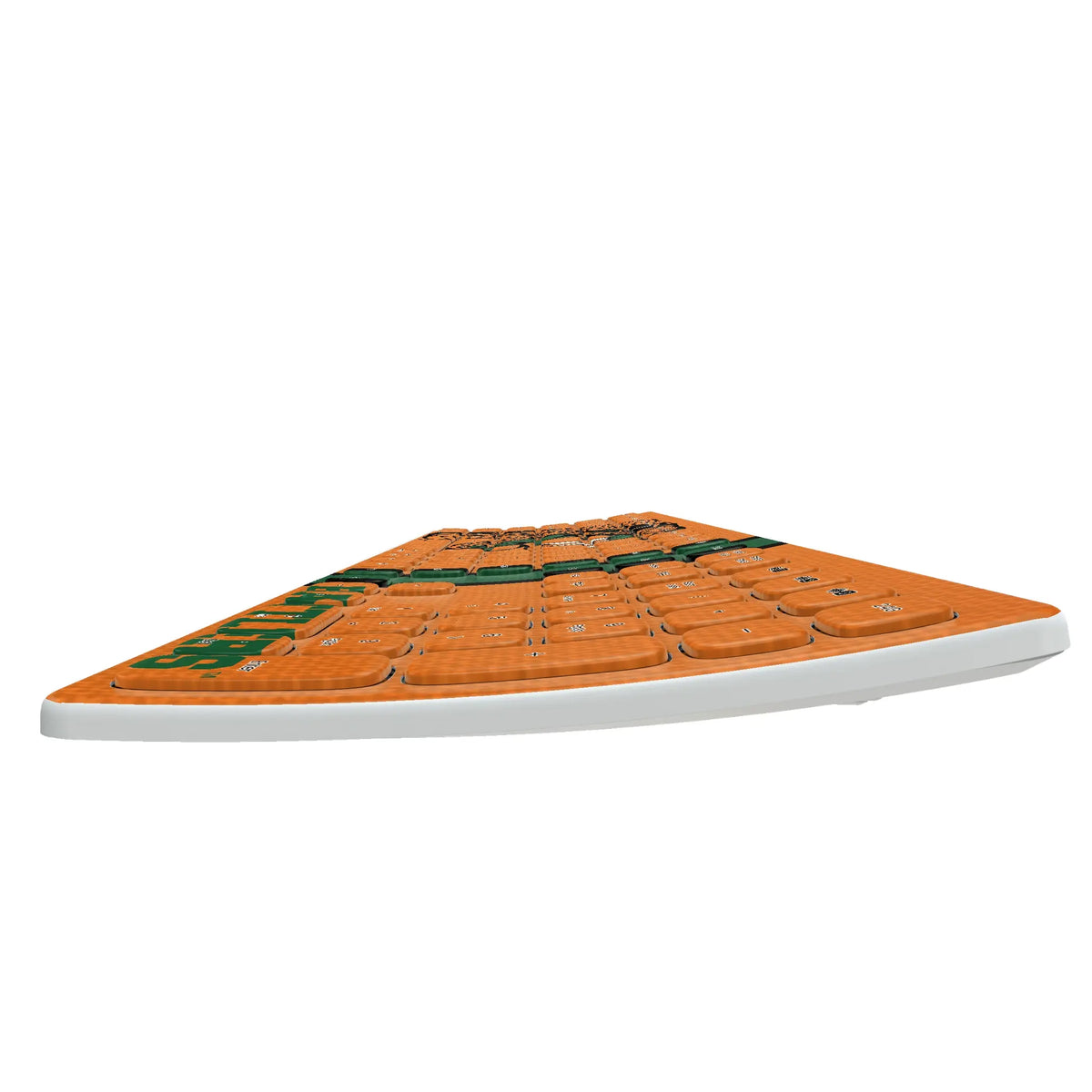 Florida A&M University Rattlers Stripe KKB605 Curved Wireless Keyboard