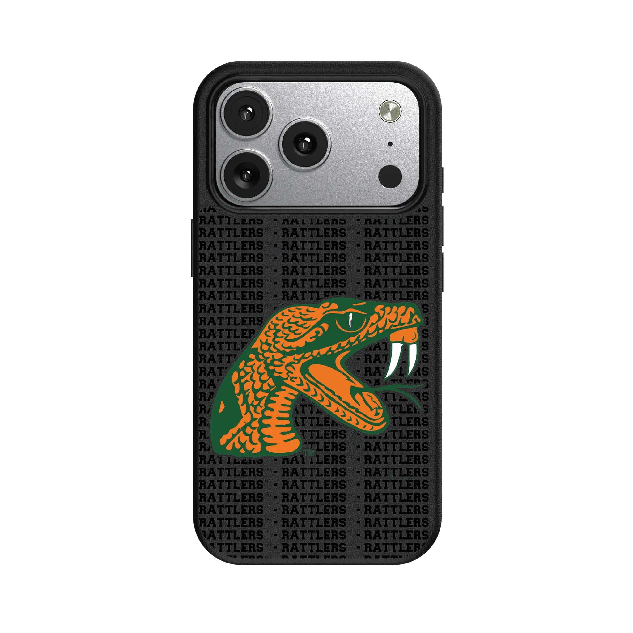 Florida A&M University Rattlers Text Backdrop iPhone MagSafe Compatible Phone Case for Apple iPhone#Device_iPhone 17 Pro