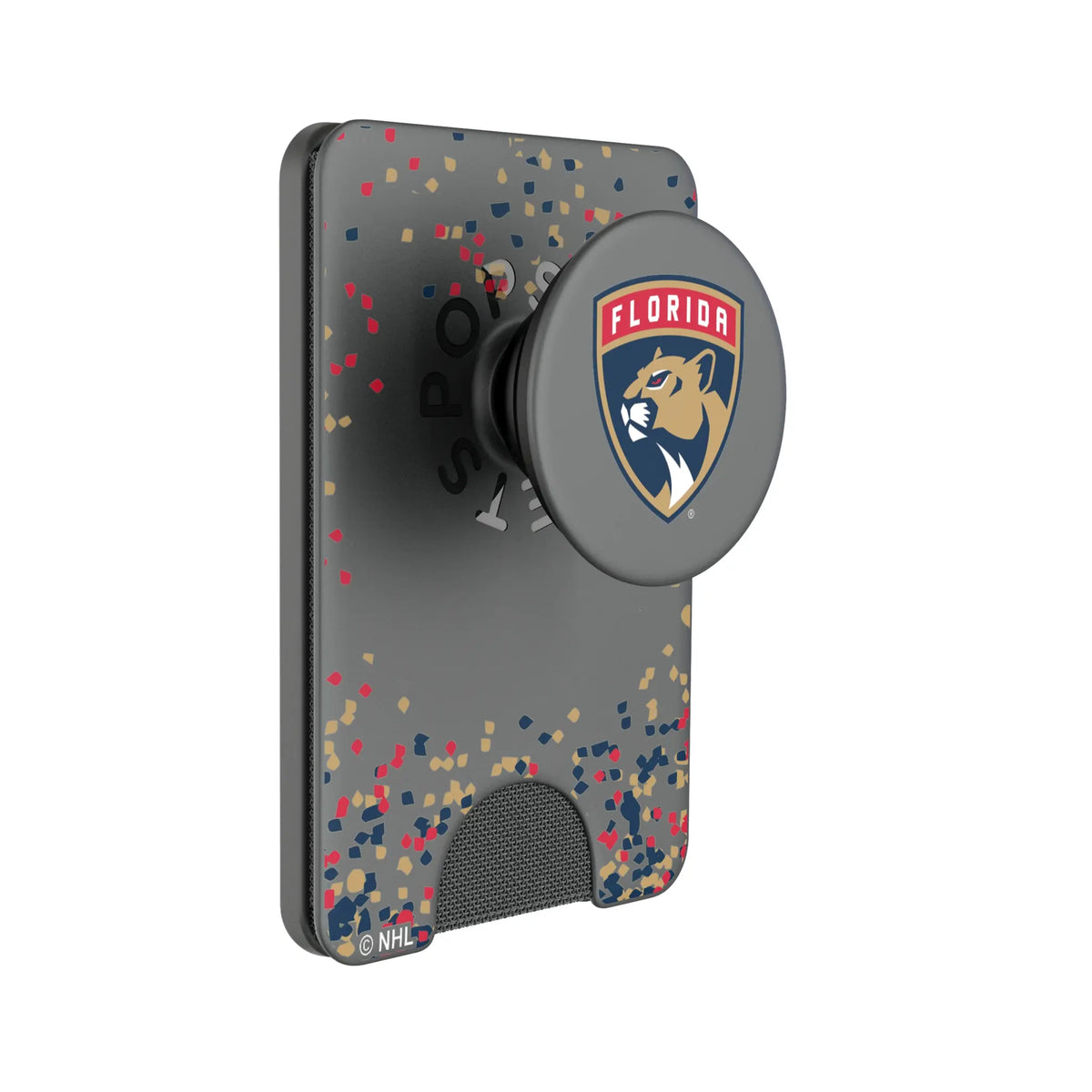 Florida Panthers Confetti Popsockets Wallet Magnetic