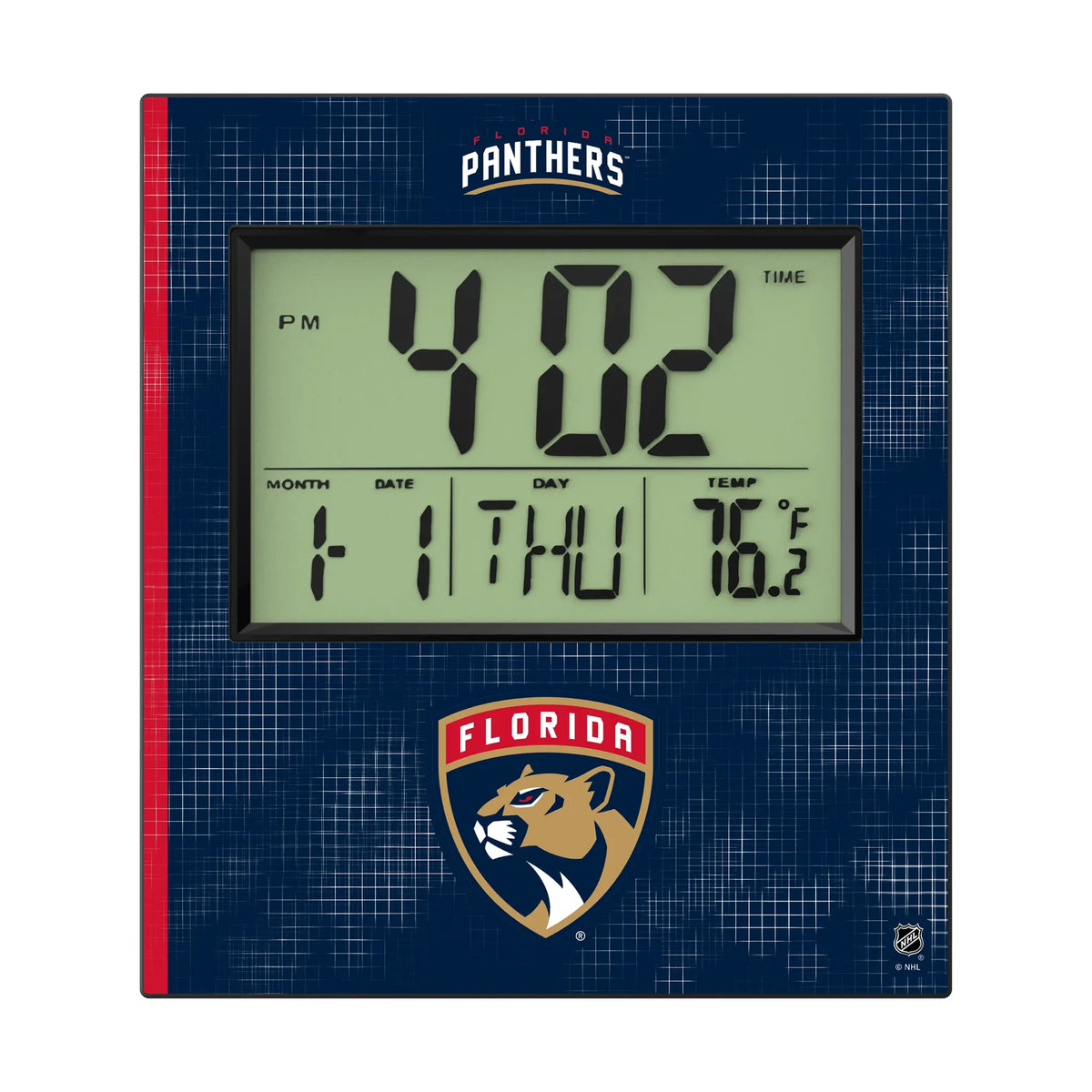 Florida Panthers Hatch Wall Clock