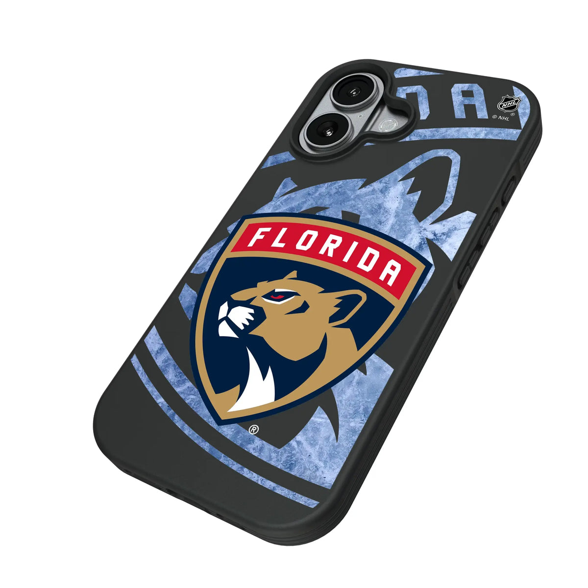 Florida Panthers Ice Tilt iPhone Bump Phone Case for Apple iPhone - Isometric View#Device_iPhone 17