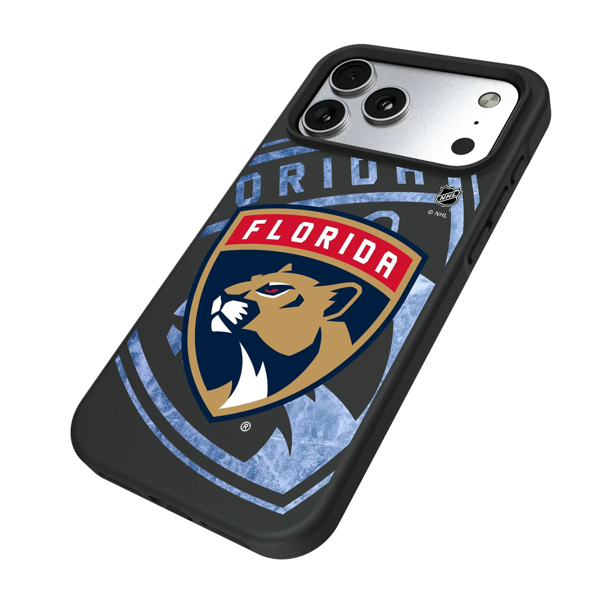 Florida Panthers Ice Tilt iPhone Bump Phone Case for Apple iPhone - Isometric View#Device_iPhone 17 Pro Max