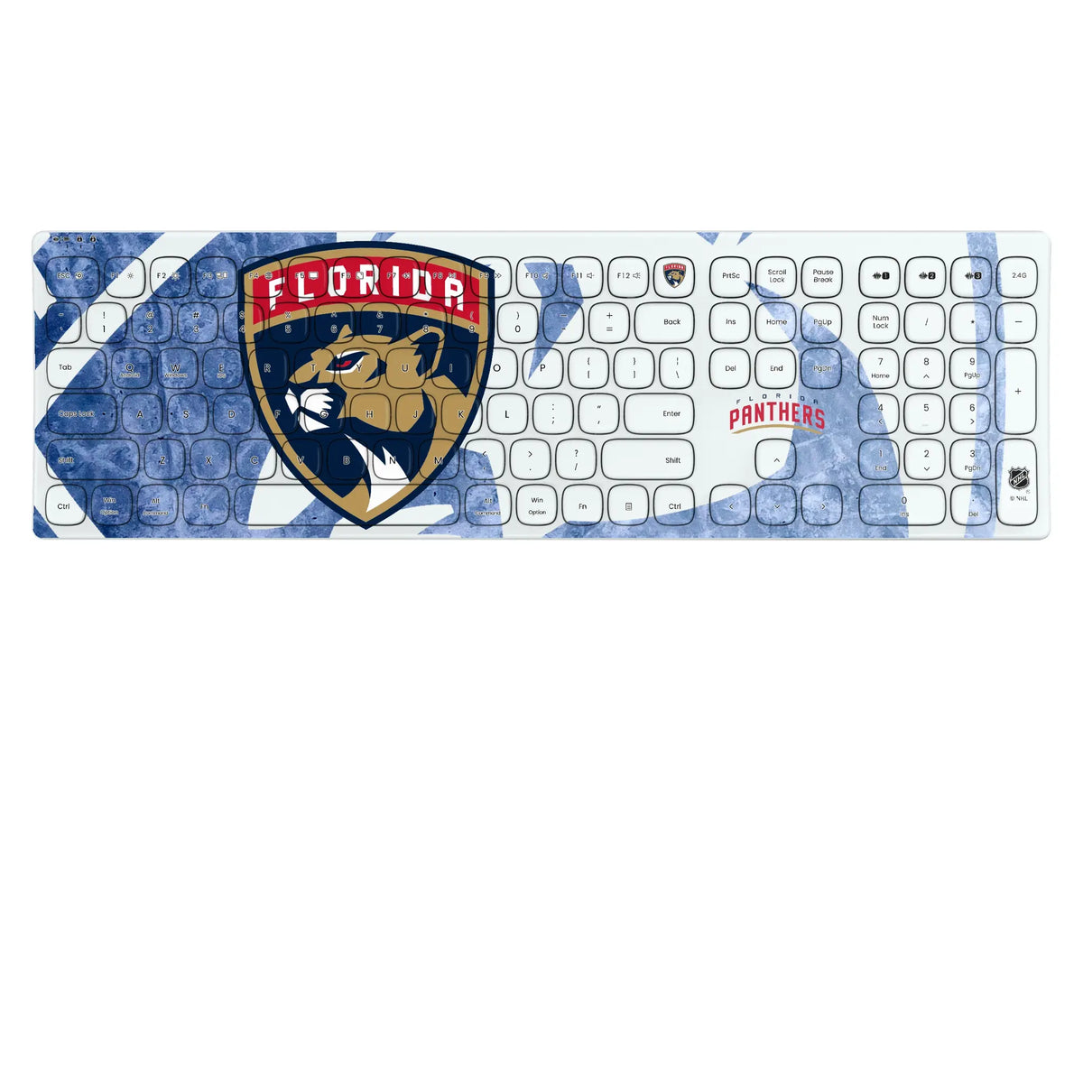 Florida Panthers Ice Tilt KKB605 Curved Wireless Keyboard