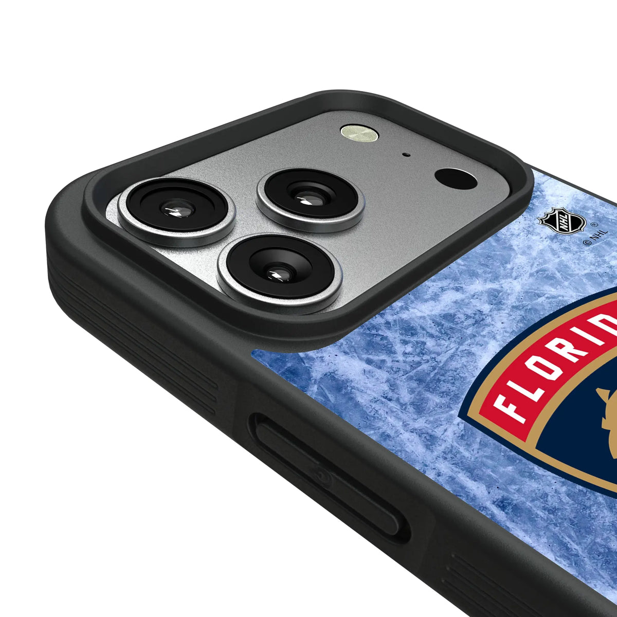 Florida Panthers Ice Wordmark iPhone Bump Phone Case for Apple iPhone - Detail#Device_iPhone 17 Pro