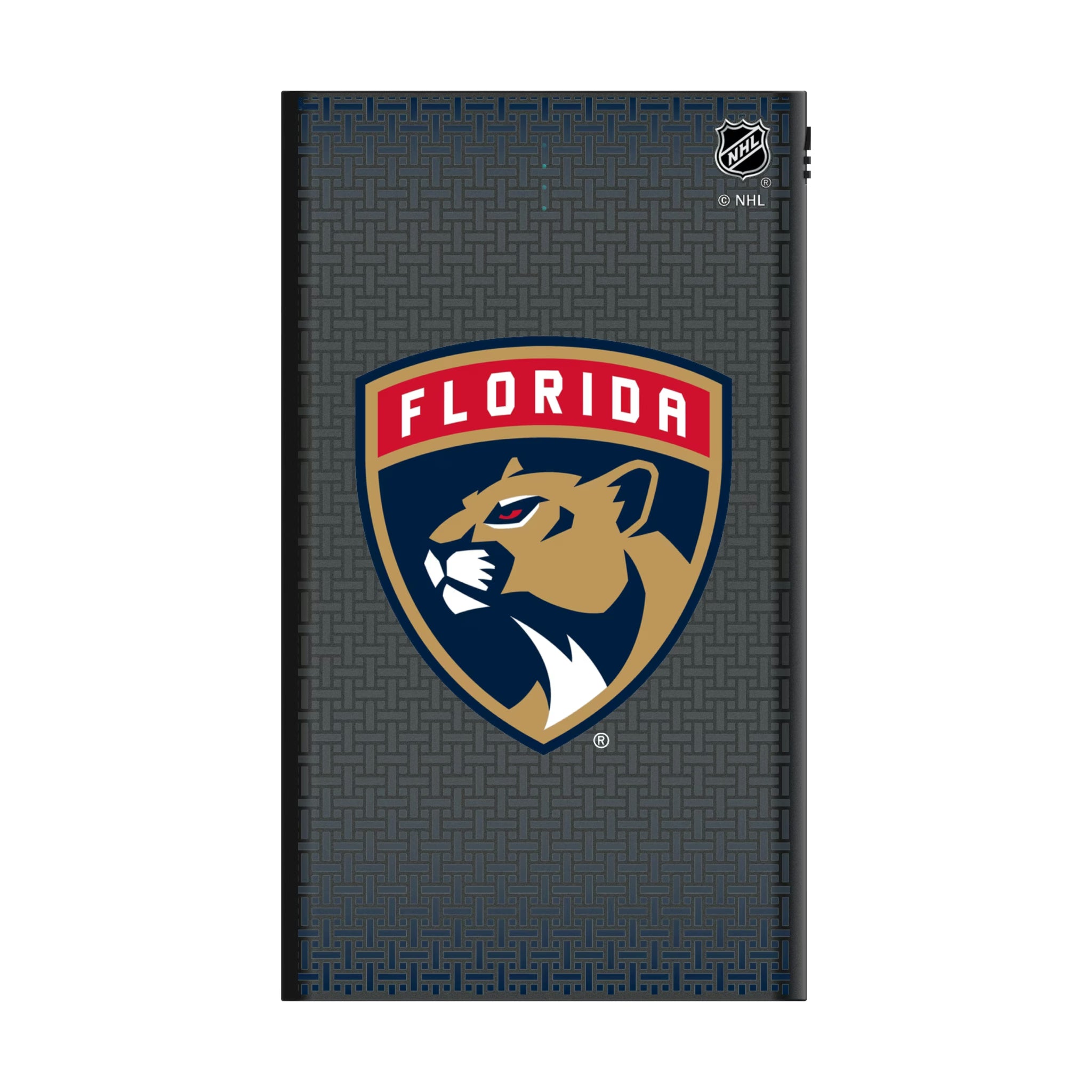 Florida Panthers Linen 5000mAh Flat Powerbank