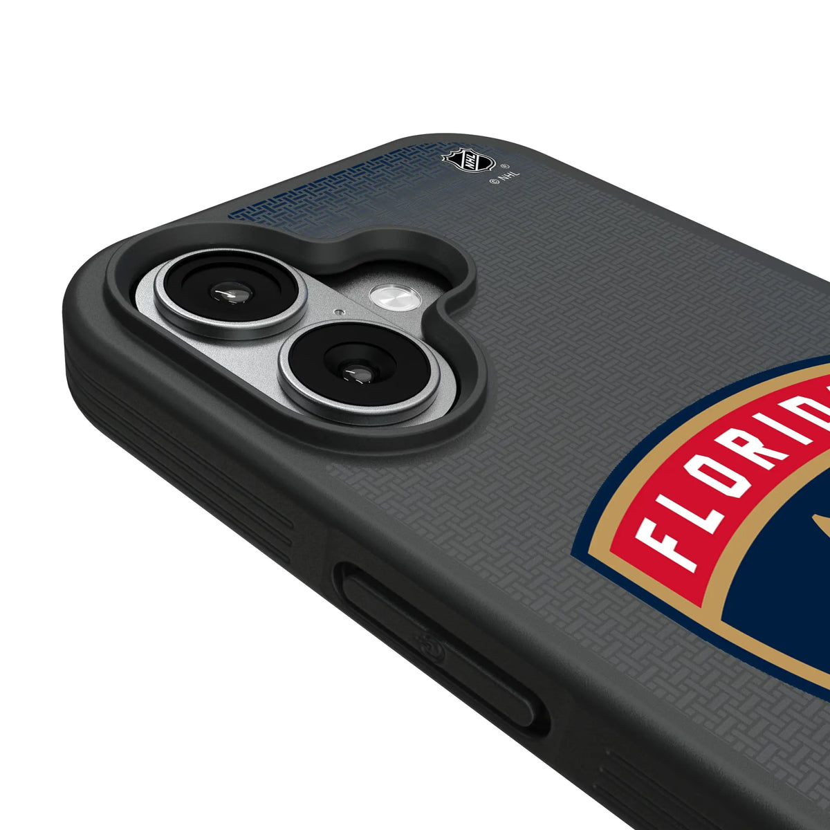 Florida Panthers Linen iPhone Bump Phone Case for Apple iPhone - Detail#Device_iPhone 17