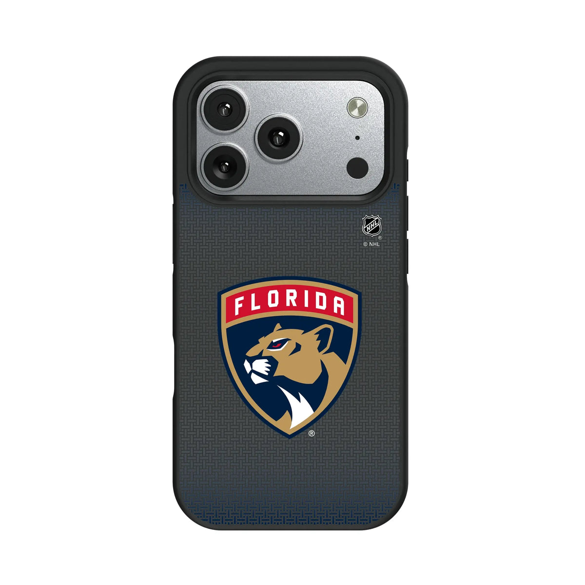 Florida Panthers Linen iPhone Bump Phone Case for Apple iPhone#Device_iPhone 17 Pro