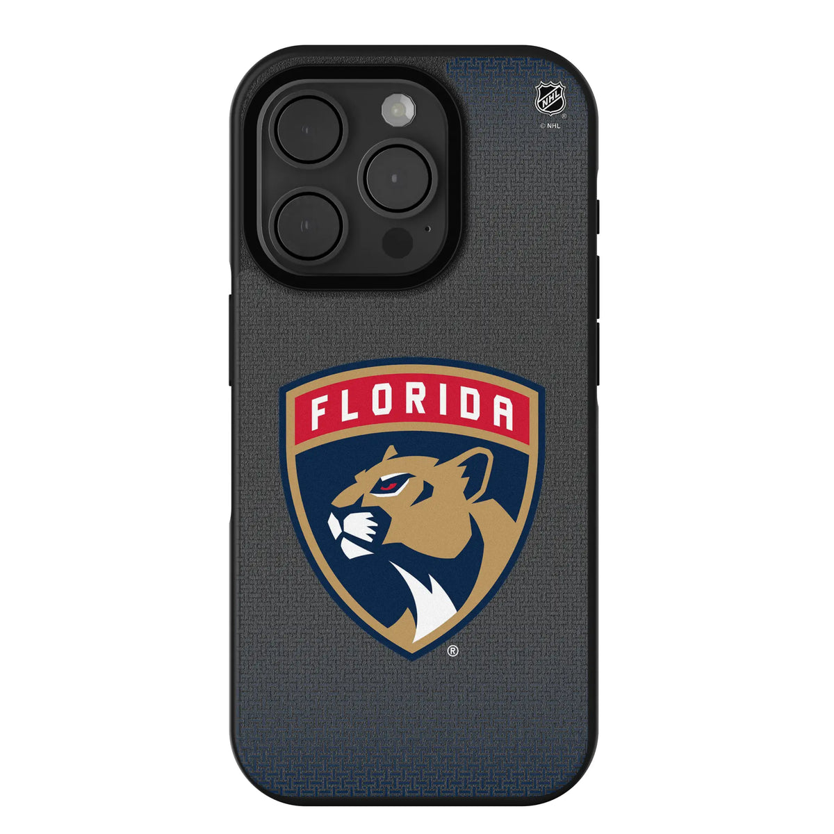 Florida Panthers Linen iPhone Bump Phone Case for Apple iPhone