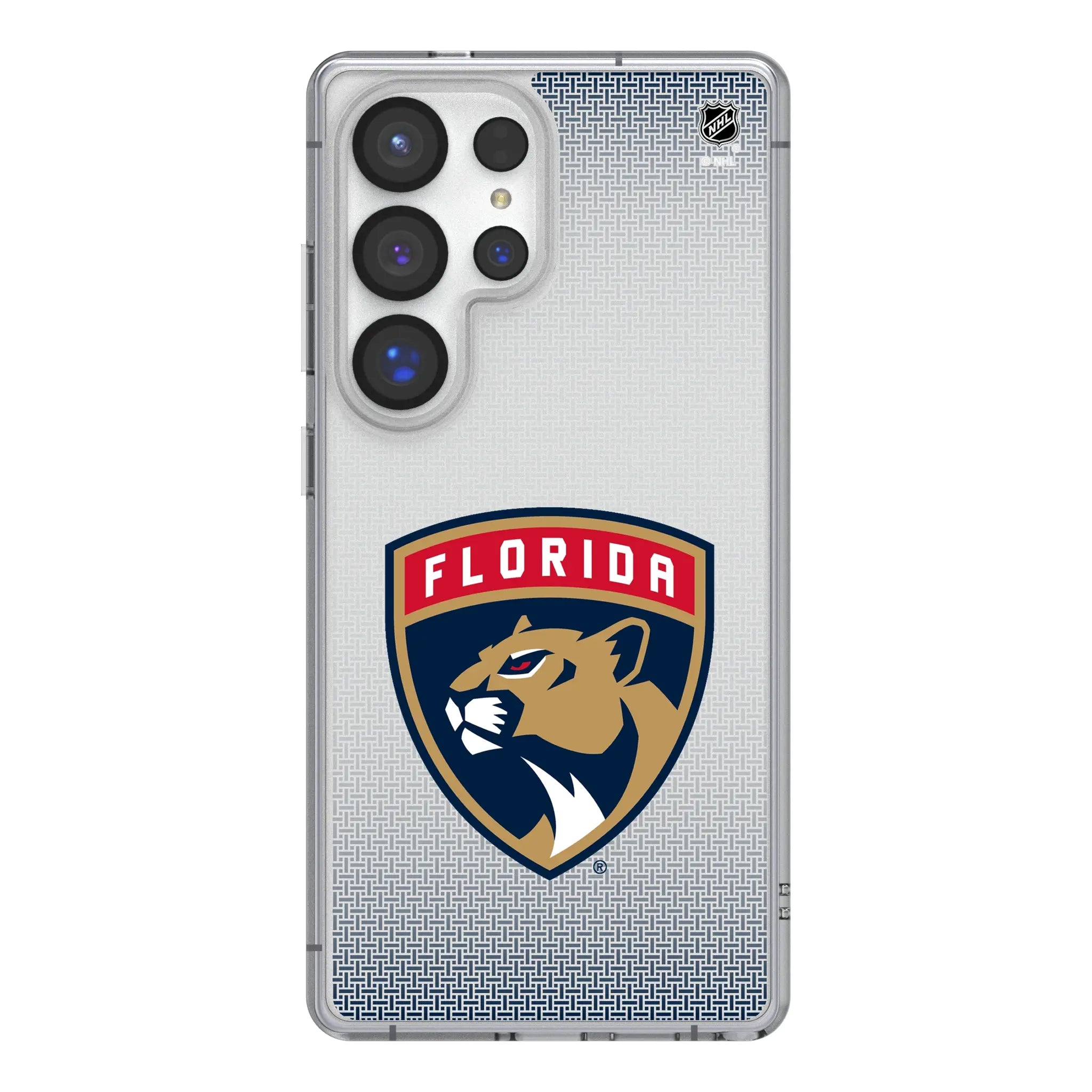 Florida Panthers Linen Galaxy Clear Phone Case for Samsung Galaxy#Device_Galaxy S25 Ultra