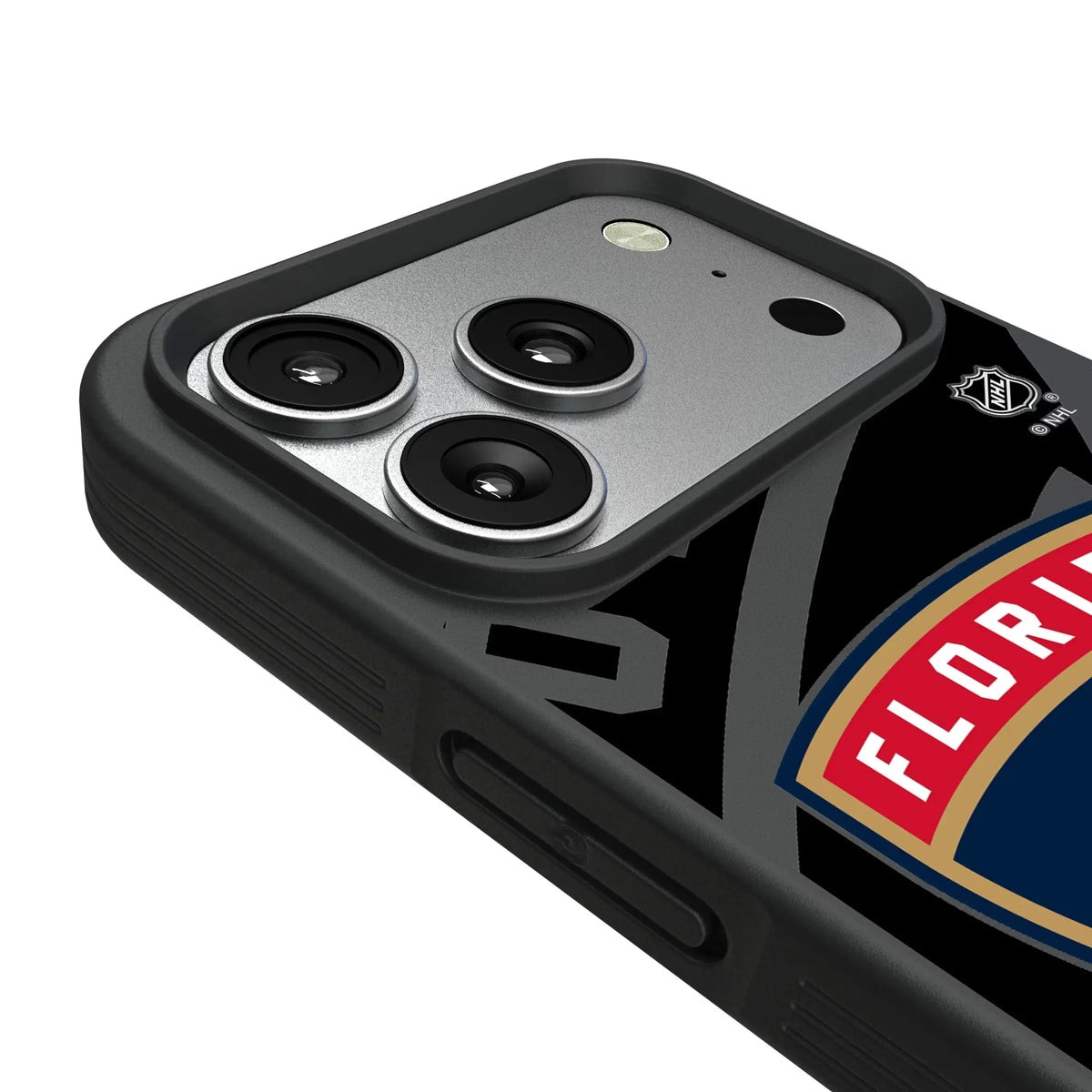 Florida Panthers Monocolor Tilt iPhone Bump Phone Case for Apple iPhone - Detail#Device_iPhone 17 Pro