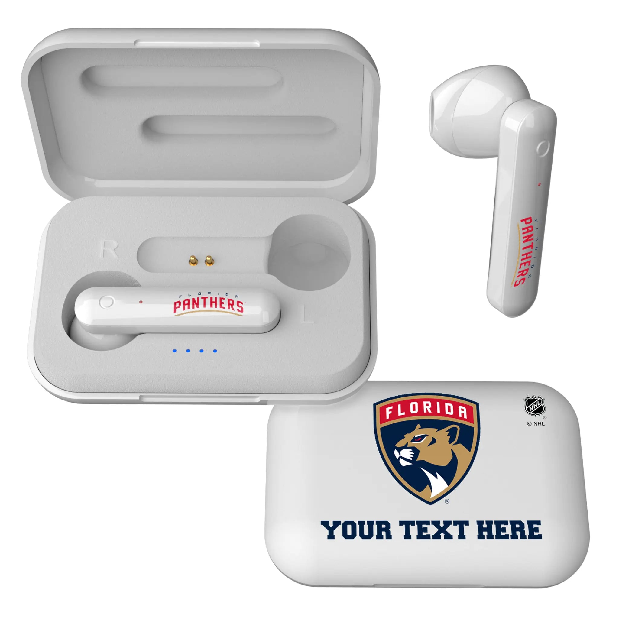 Florida Panthers Personalized Insignia Wireless TWS Earbuds