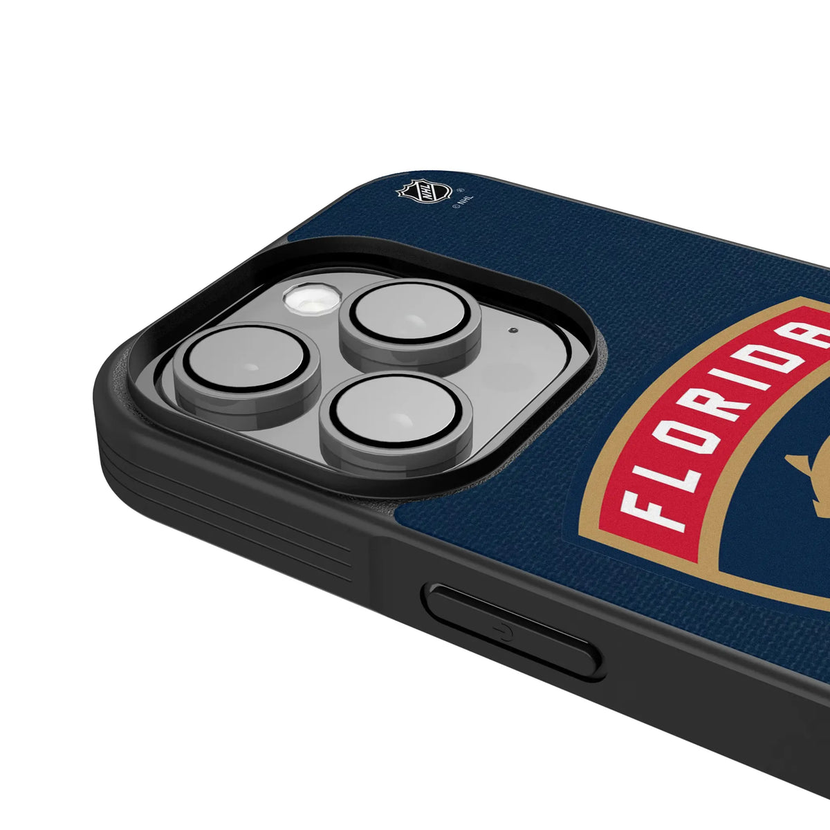 Florida Panthers Personalized Stripe iPhone Bump Phone Case for Apple iPhone - Detail