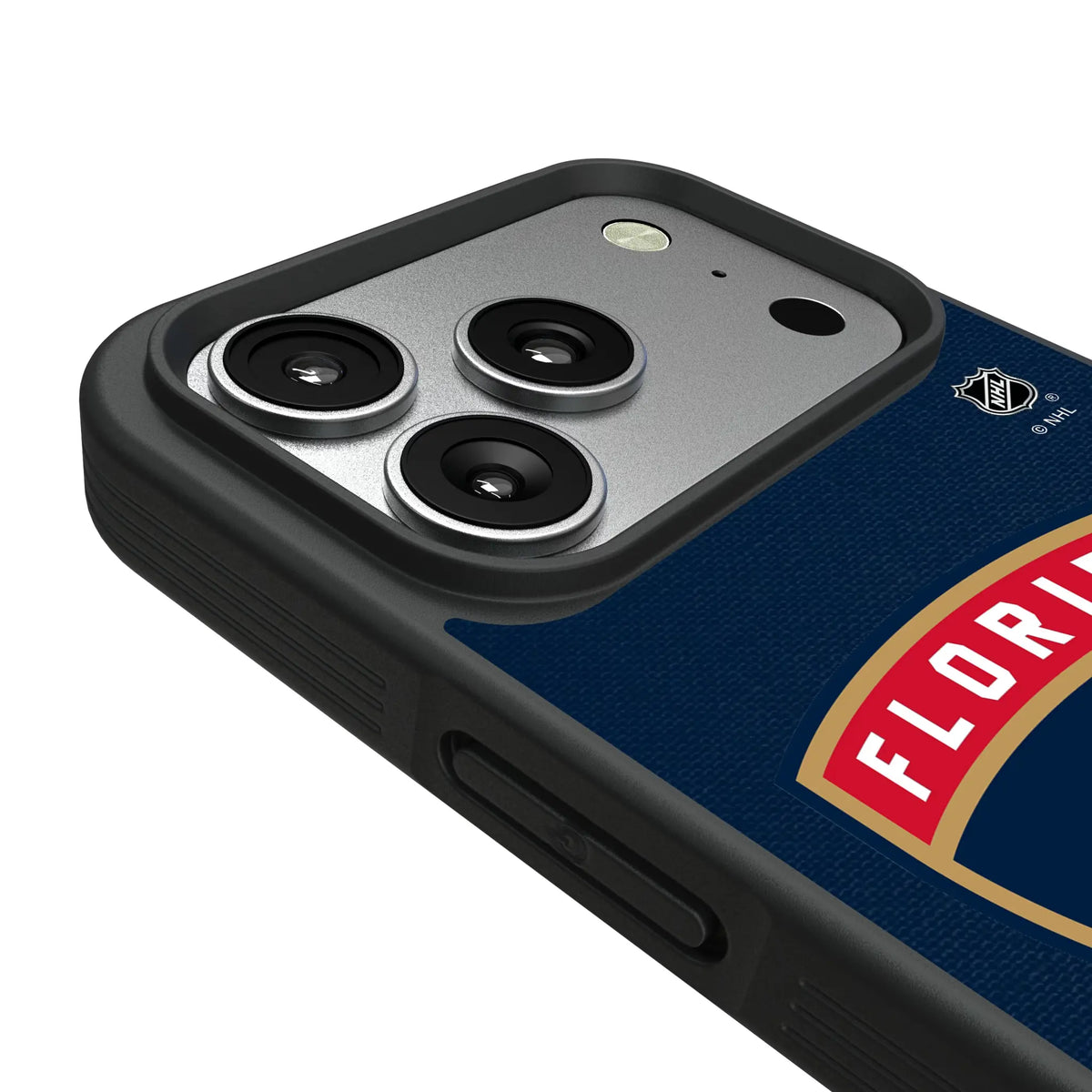 Florida Panthers Personalized Stripe iPhone Bump Phone Case for Apple iPhone - Detail#Device_iPhone 17 Pro