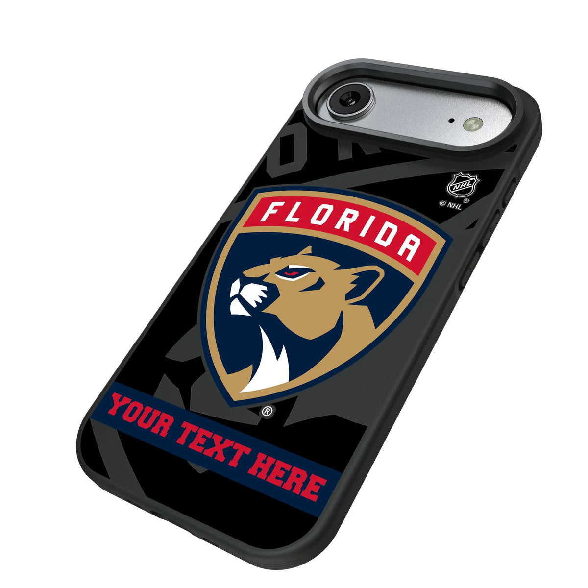 Florida Panthers Personalized Tilt iPhone Bump Phone Case for Apple iPhone - Isometric View#Device_iPhone Air