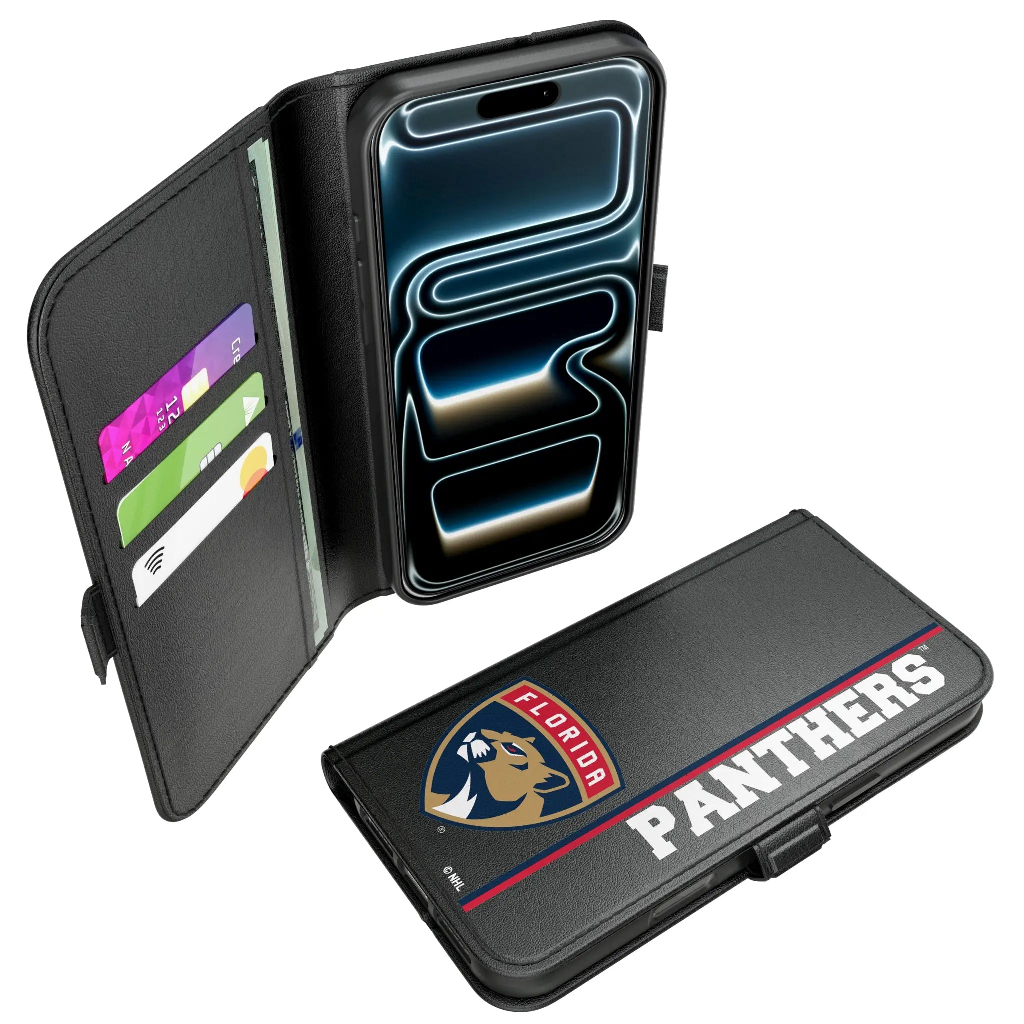 Florida Panthers Sidebar iPhone Folio Phone Case for Apple iPhone#Device_iPhone 17 Pro Max