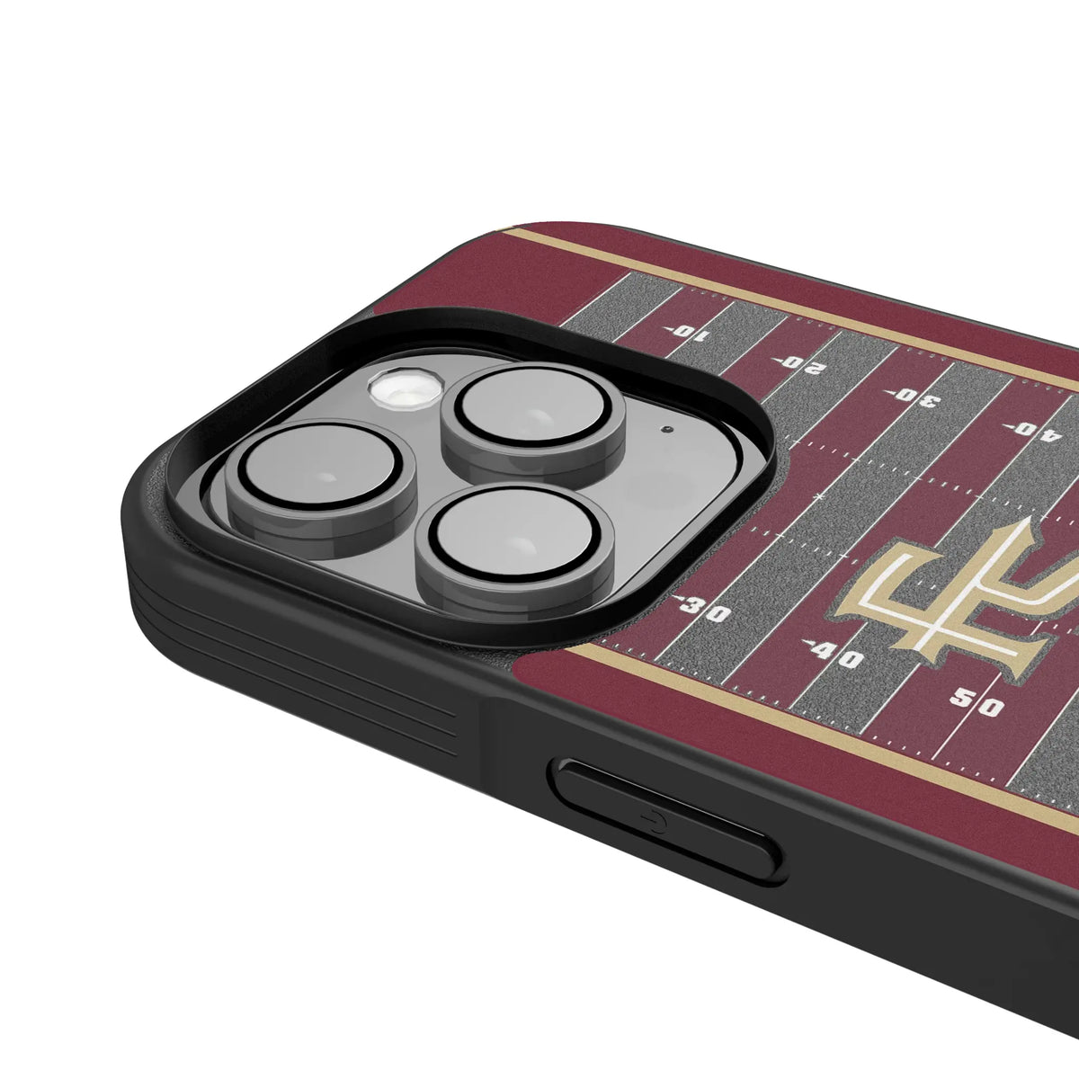 Florida State University Seminoles Athletic Wordmark Field iPhone Bump Phone Case for Apple iPhone - Detail