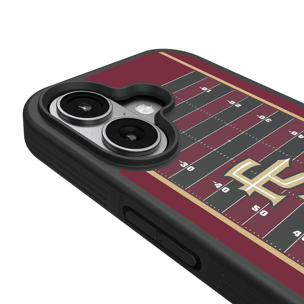 Florida State University Seminoles Athletic Wordmark Field iPhone Bump Phone Case for Apple iPhone - Detail#Device_iPhone 17