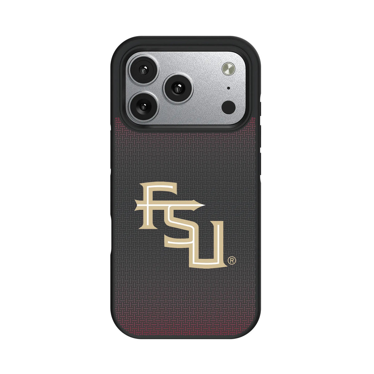 Florida State University Seminoles Athletic Wordmark Linen iPhone Bump Phone Case for Apple iPhone#Device_iPhone 17 Pro