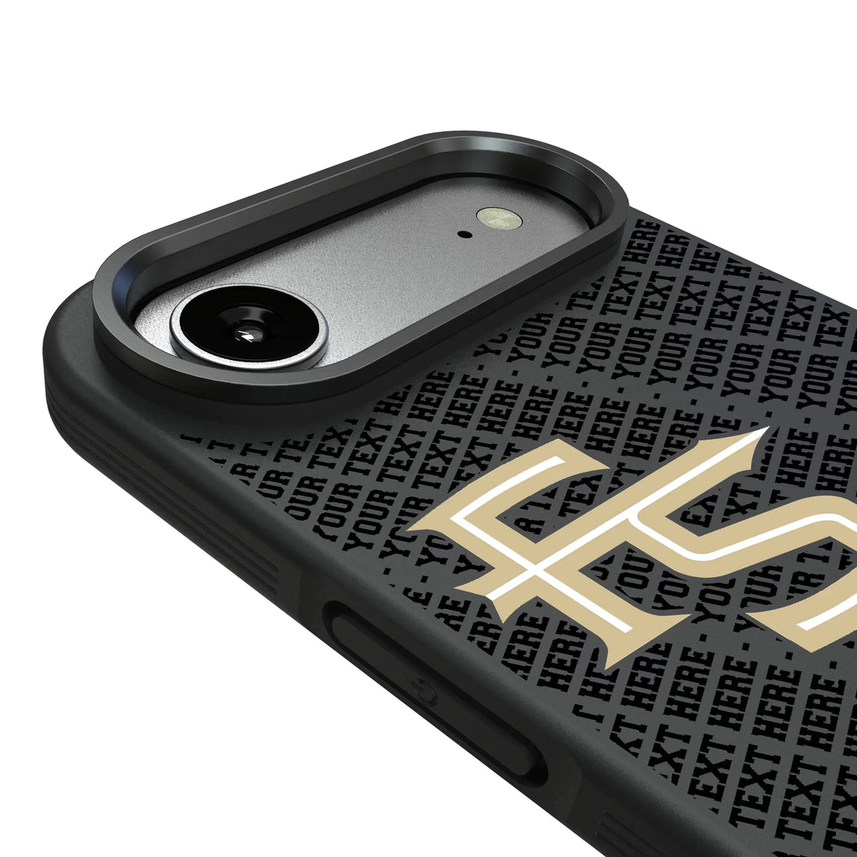 Florida State University Seminoles Athletic Wordmark Personalized EndZone Plus iPhone Bump Phone Case for Apple iPhone - Detail#Device_iPhone Air