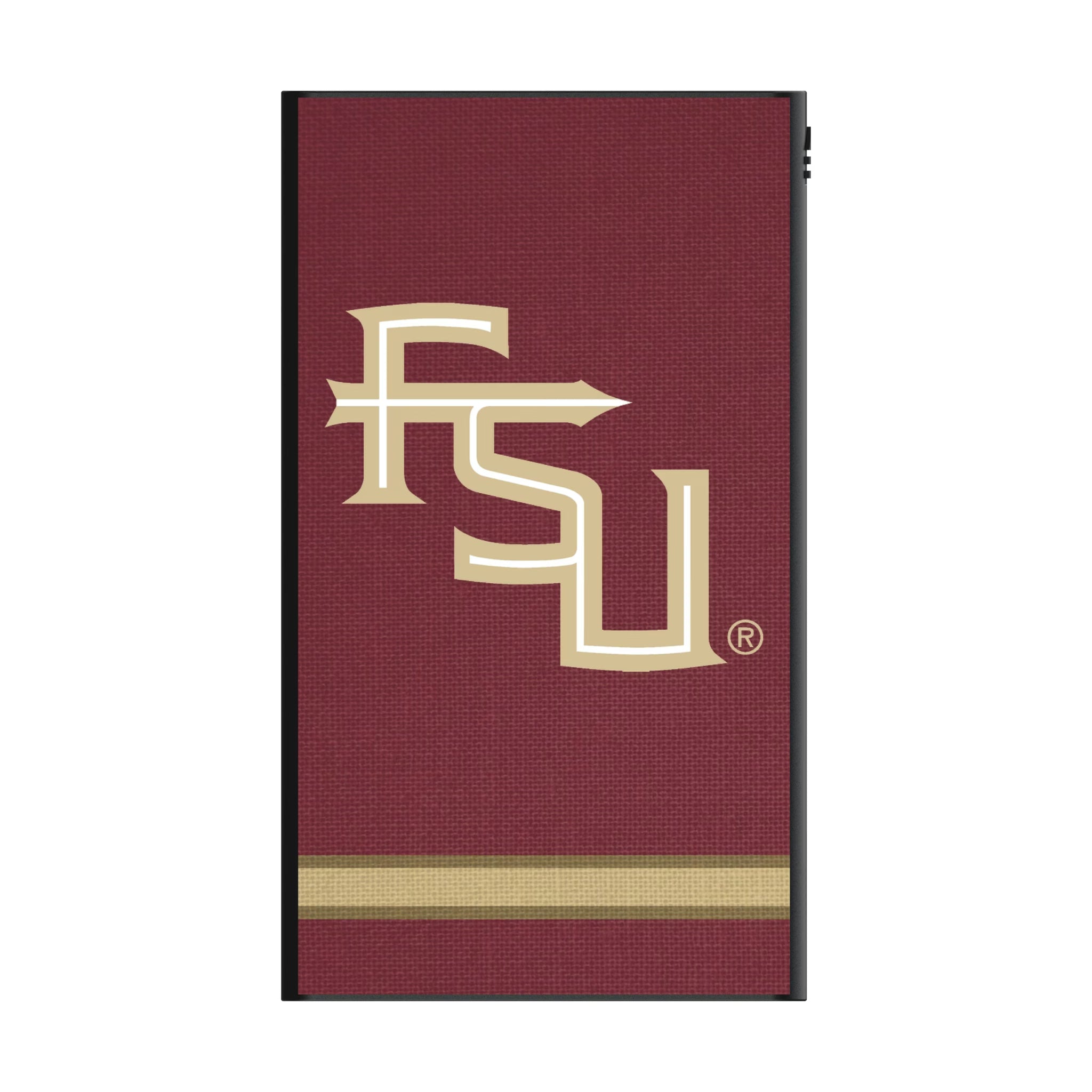Florida State University Seminoles Athletic Wordmark Stripe 5000mAh Flat Powerbank