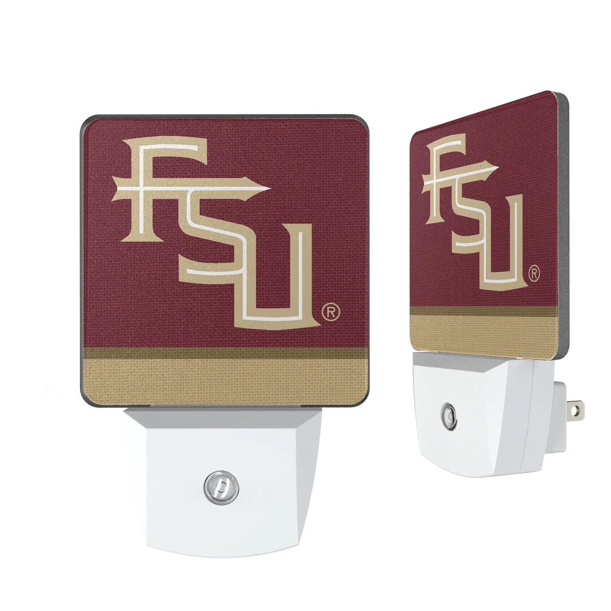 Florida State University Seminoles Athletic Wordmark Stripe Night Light 2-Pack