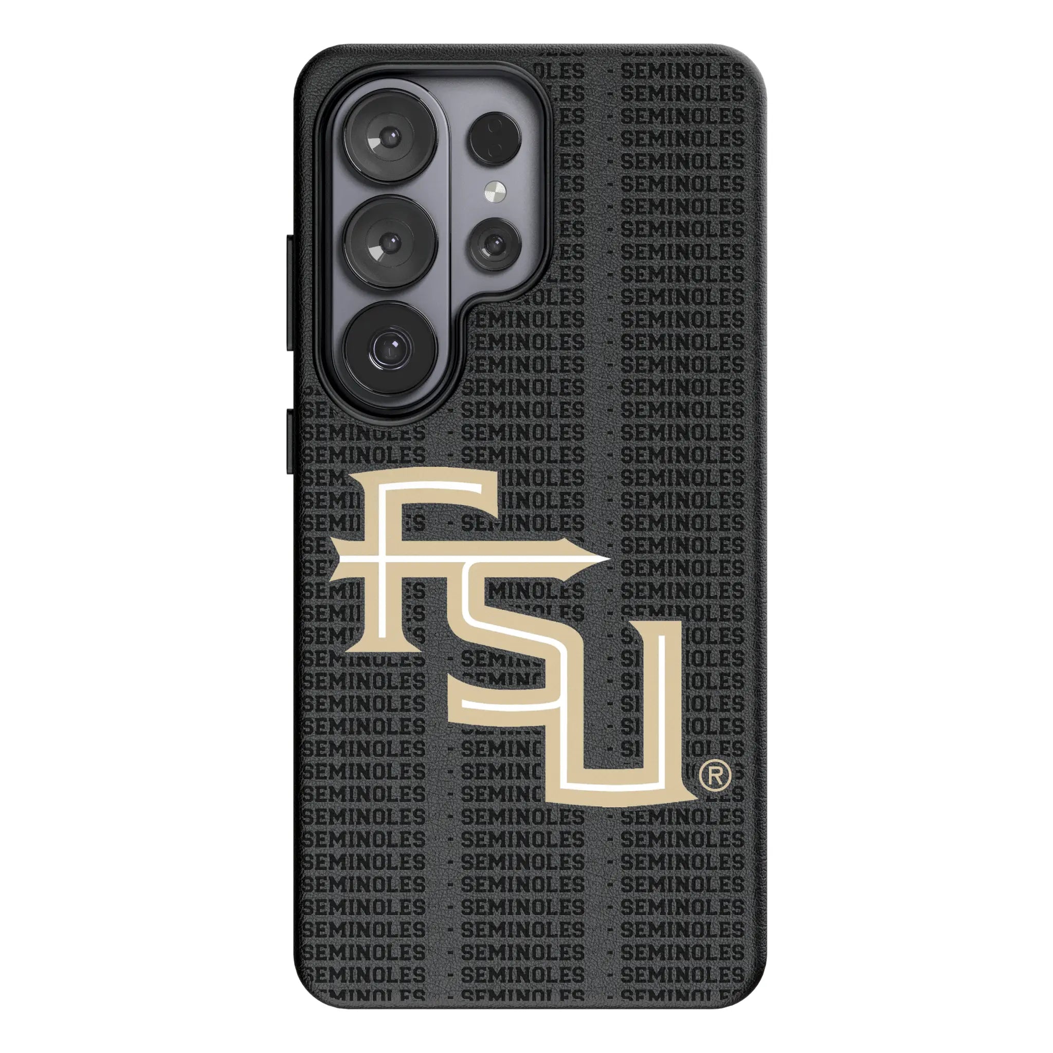 Florida State University Seminoles Athletic Wordmark Text Backdrop Galaxy MagSafe Compatible Phone Case for Samsung Galaxy#Device_Galaxy S26 Ultra