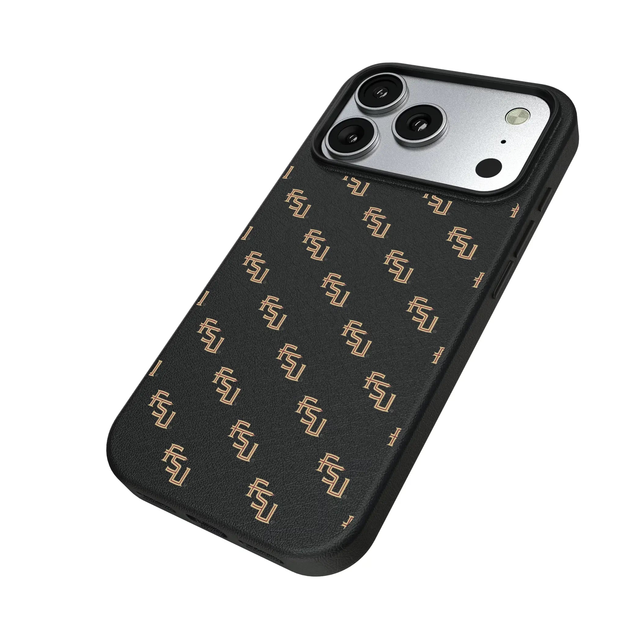Florida State University Seminoles Fashion Pattern iPhone MagSafe Compatible Phone Case for Apple iPhone - Isometric View#Device_iPhone 17 Pro