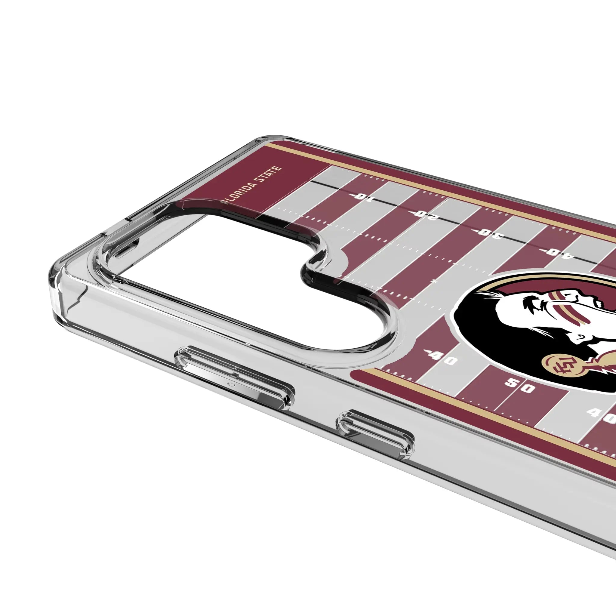 Florida State University Seminoles Field Galaxy Clear Phone Case for Samsung Galaxy - Detail#Device_Galaxy S25 Ultra