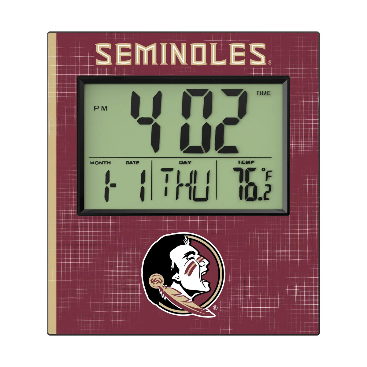 Florida State University Seminoles Hatch Wall Clock