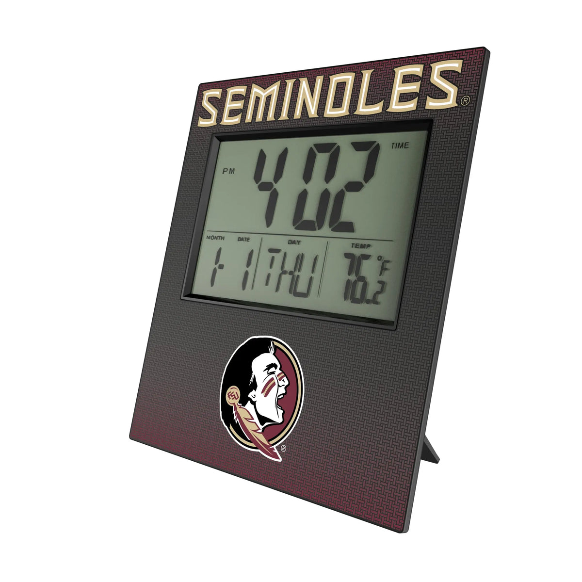 Florida State University Seminoles Linen Wall Clock
