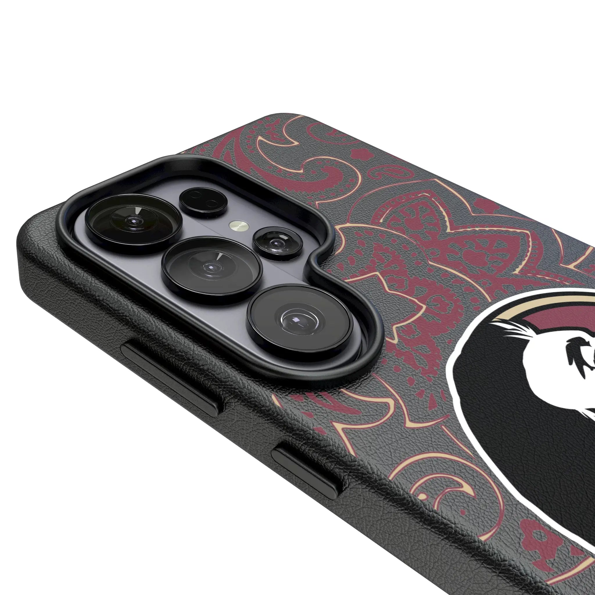 Florida State University Seminoles Paisley Galaxy MagSafe Compatible Phone Case for Samsung Galaxy - Detail#Device_Galaxy S26 Ultra