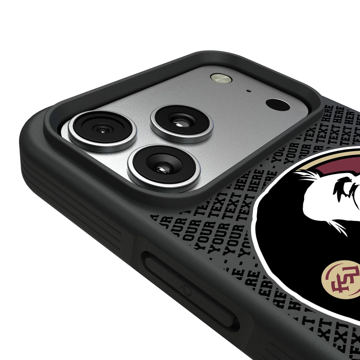 Florida State University Seminoles Personalized EndZone Plus iPhone Bump Phone Case for Apple iPhone - Detail#Device_iPhone 17 Pro Max