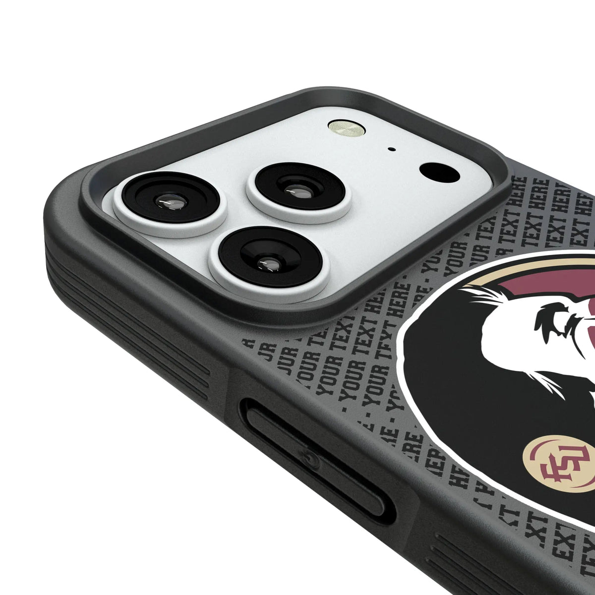 Florida State University Seminoles Personalized EndZone Plus iPhone Bump Phone Case for Apple iPhone - Detail#Device_iPhone 18 Pro
