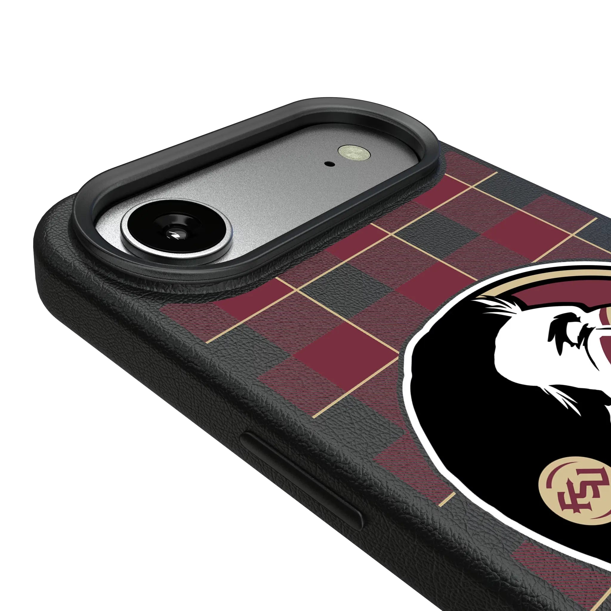 Florida State University Seminoles Plaid iPhone MagSafe Compatible Phone Case for Apple iPhone - Detail#Device_iPhone Air