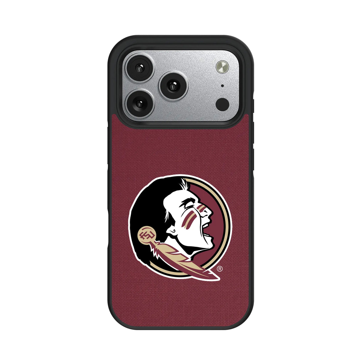 Florida State University Seminoles Solid iPhone Bump Phone Case for Apple iPhone#Device_iPhone 17 Pro