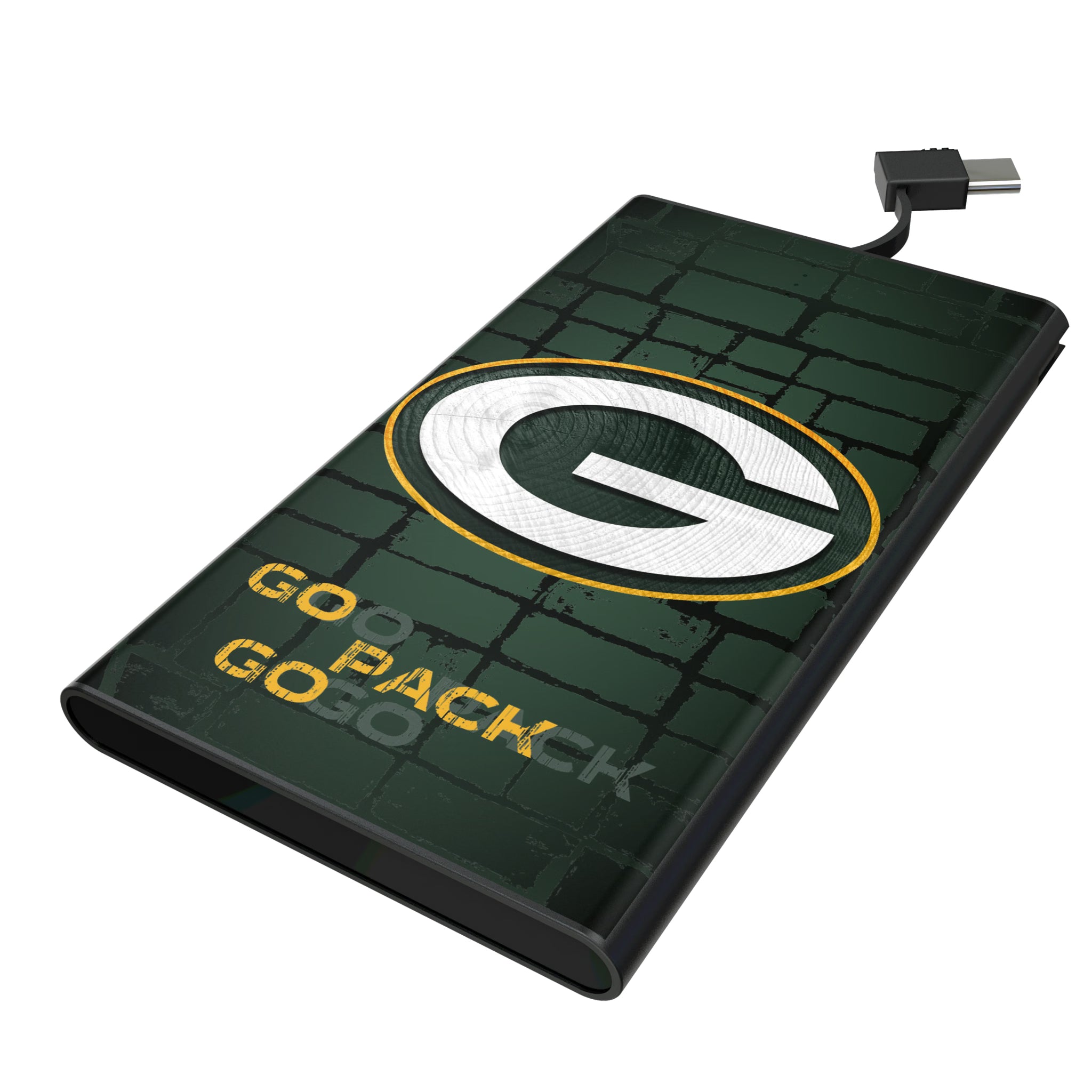 Green Bay Packers Brick 5000mAh Flat Powerbank