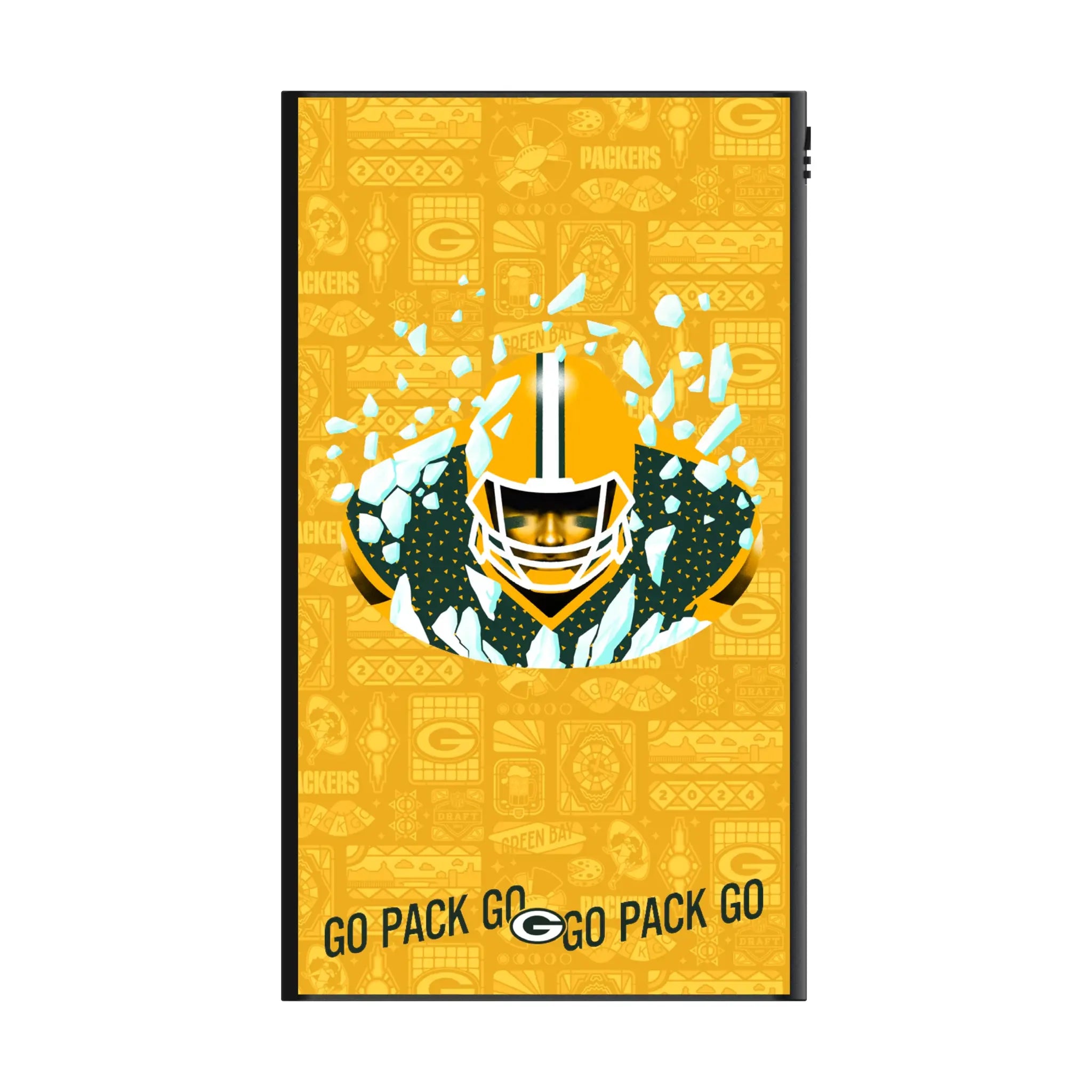 Green Bay Packers Deco 5000mAh Flat Power Bank