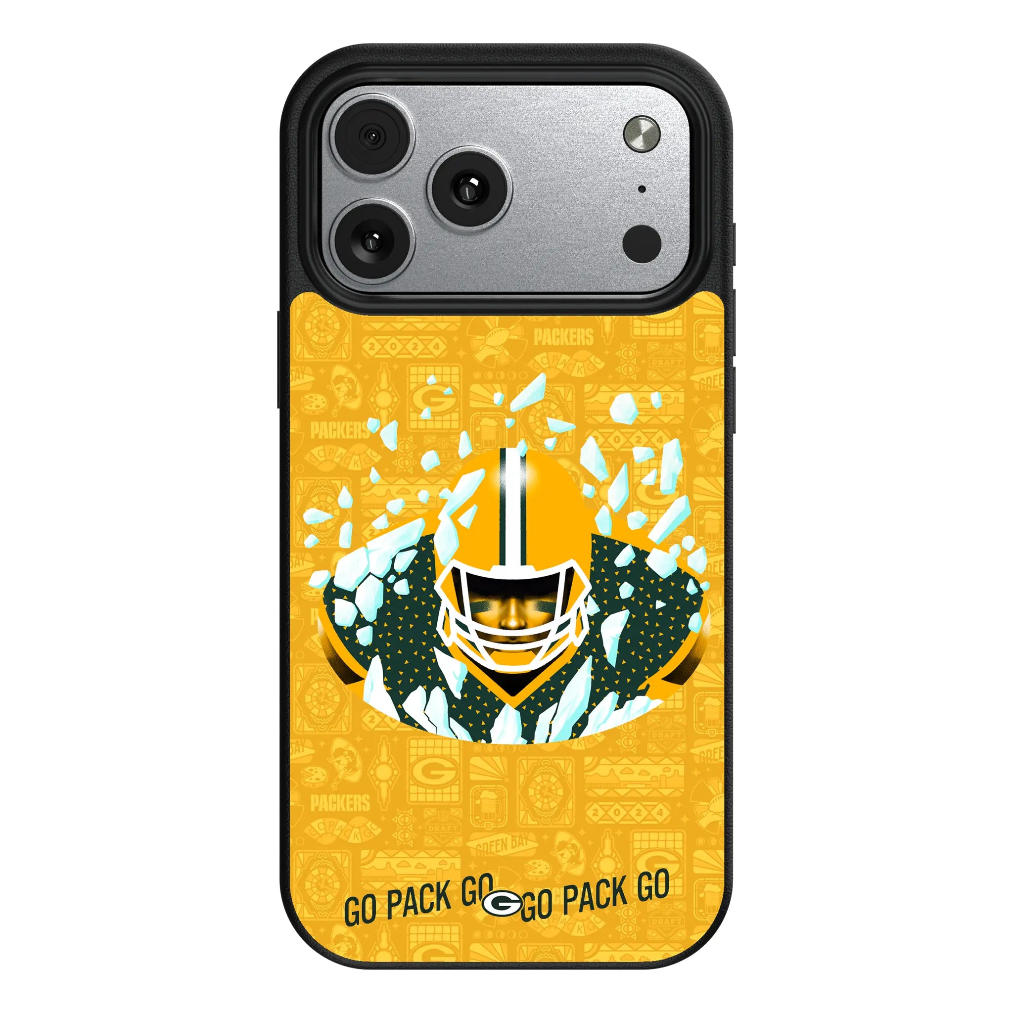 Green Bay Packers Deco iPhone MagSafe Compatible Phone Case for Apple iPhone#Device_iPhone 17 Pro Max