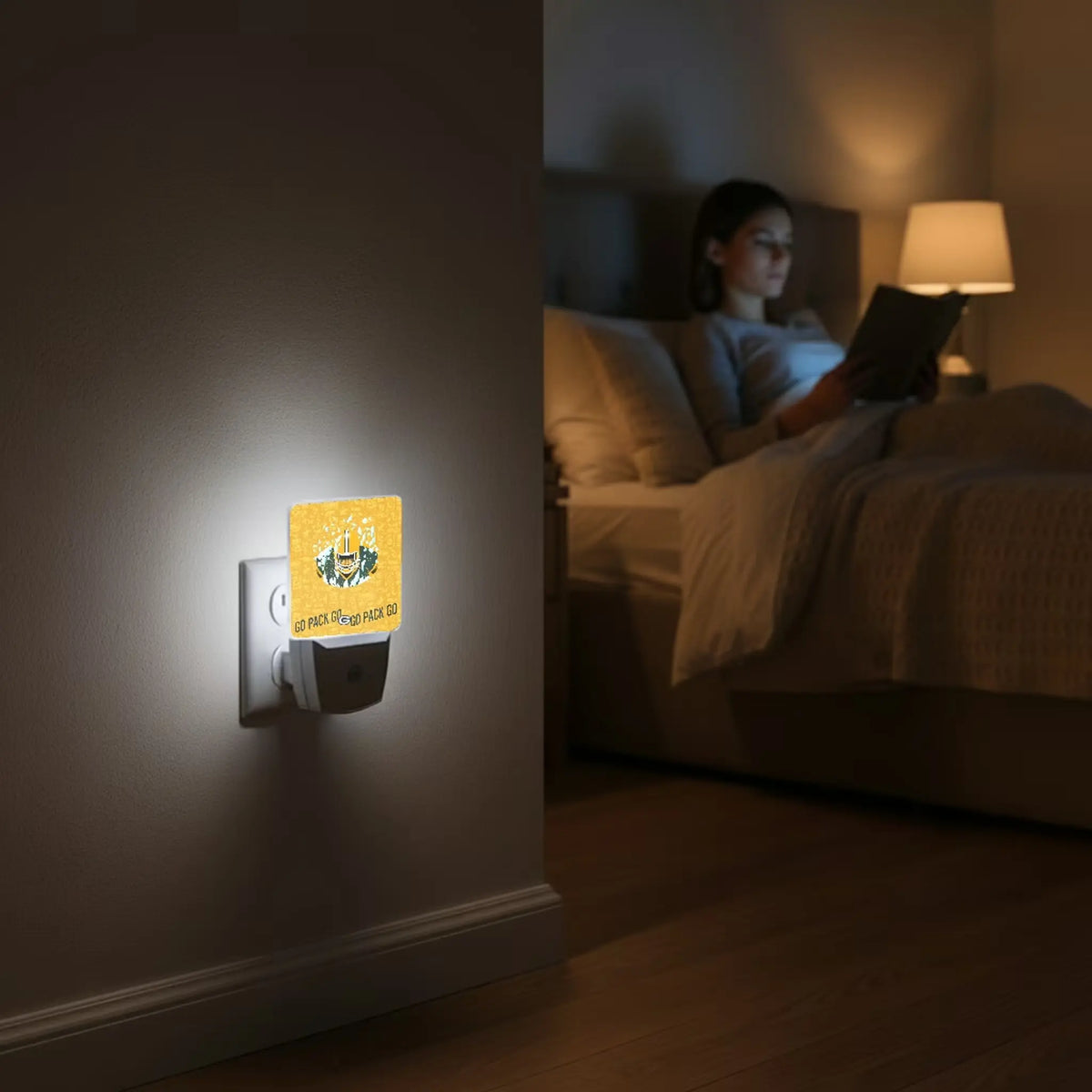 Green Bay Packers Deco Night Light 2-Pack - Lifestyle