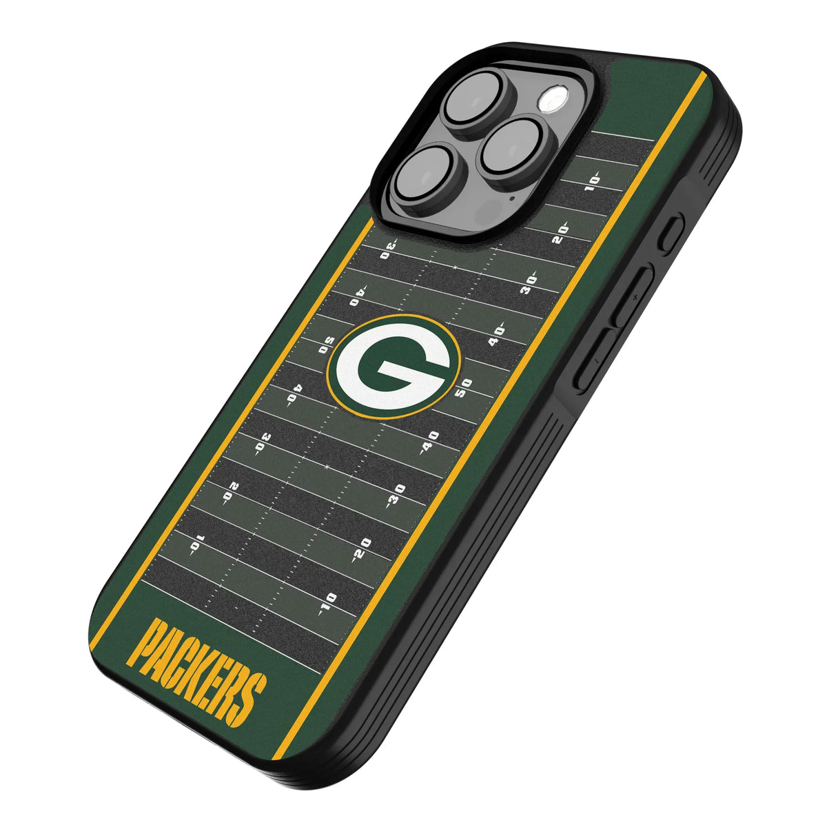 Green Bay Packers Field iPhone Bump Phone Case for Apple iPhone - Isometric View