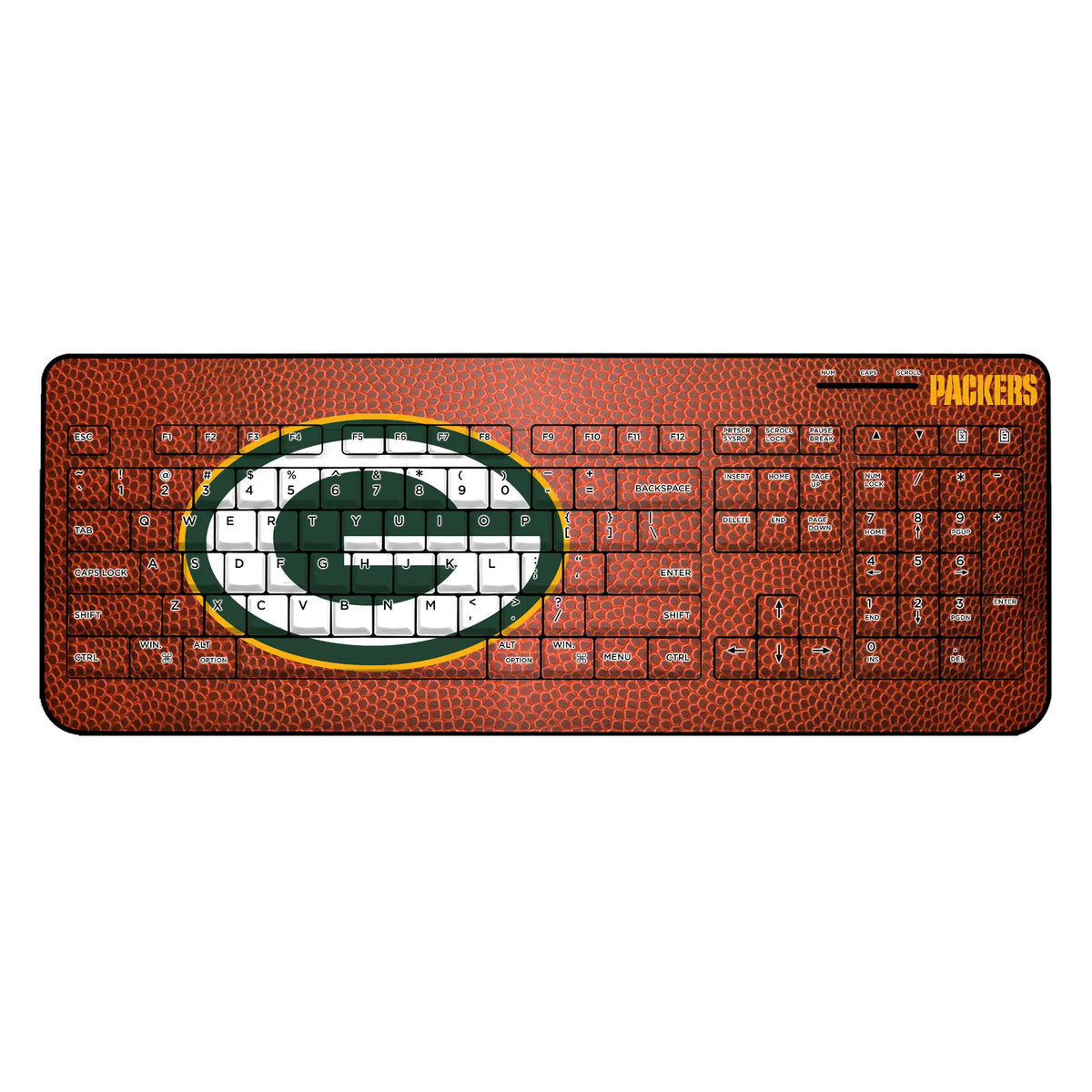 Green Bay Packers Football Wireless USB Keyboard