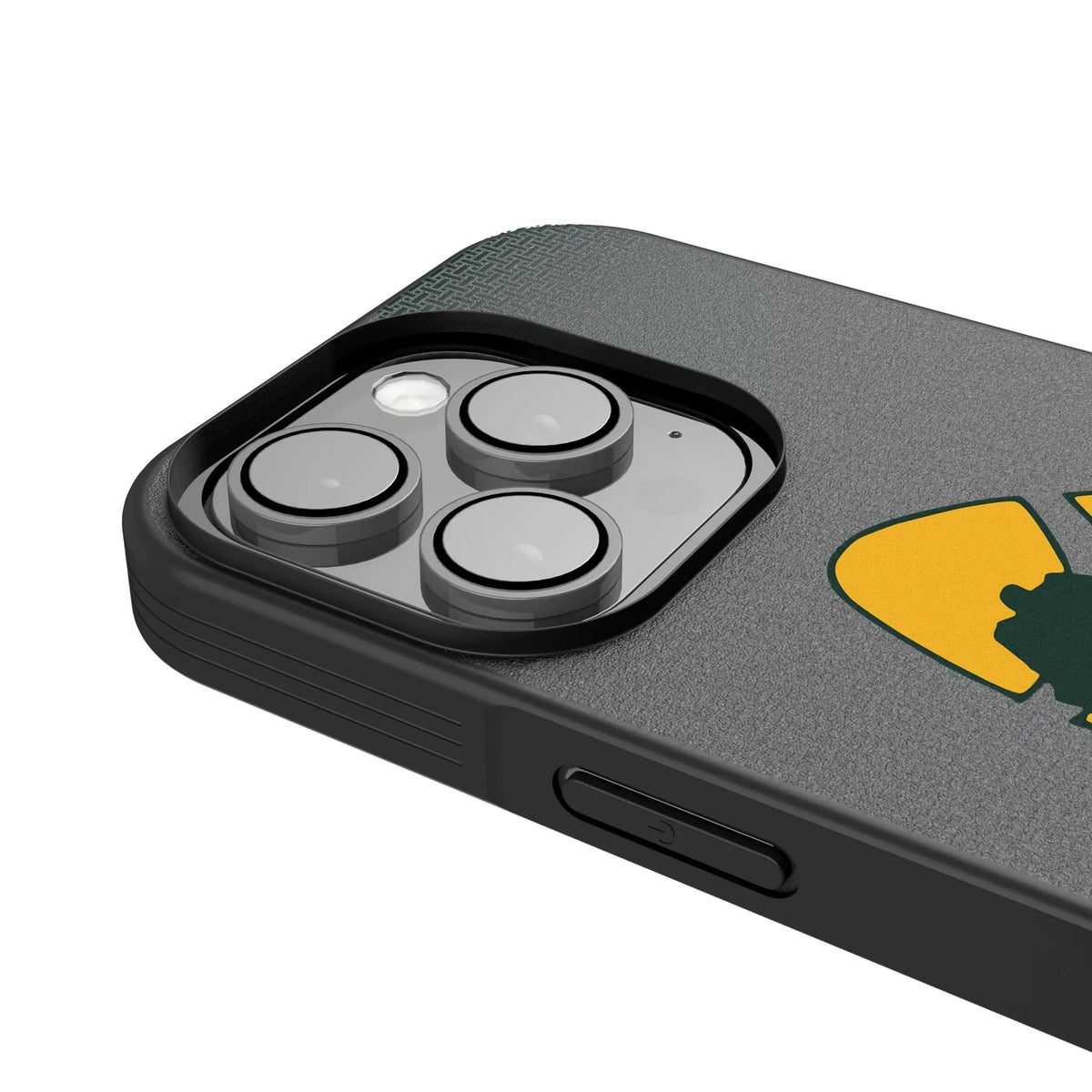Green Bay Packers Historic Collection Linen iPhone Bump Phone Case for Apple iPhone - Detail