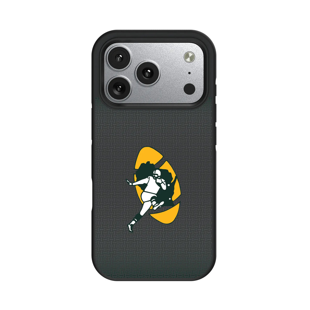 Green Bay Packers Historic Collection Linen iPhone Bump Phone Case for Apple iPhone#Device_iPhone 17 Pro