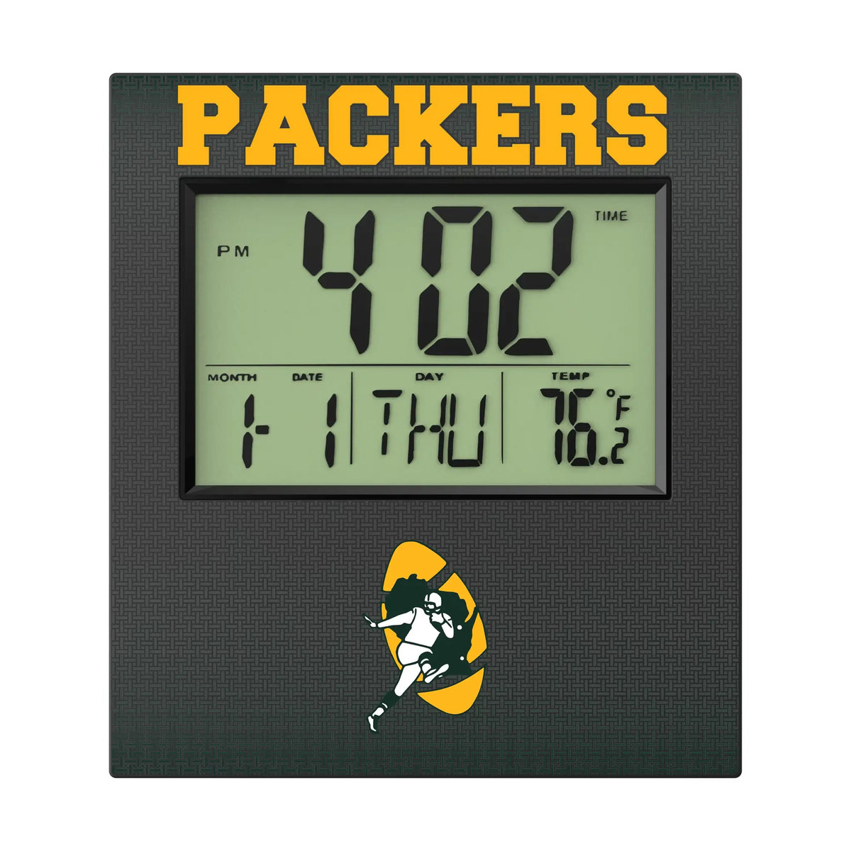 Green Bay Packers Historic Collection Linen Wall Clock