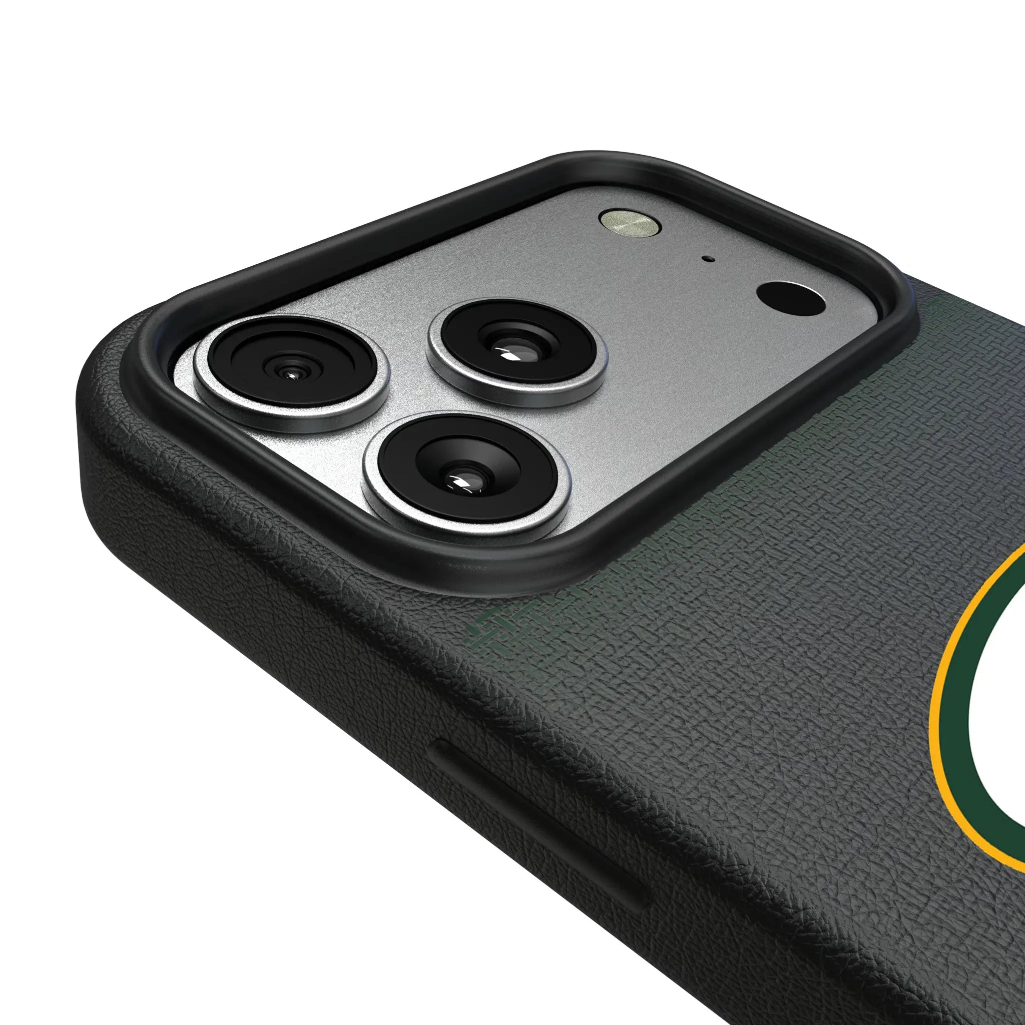 Green Bay Packers Linen iPhone MagSafe Compatible Phone Case for Apple iPhone - Detail#Device_iPhone 17 Pro Max