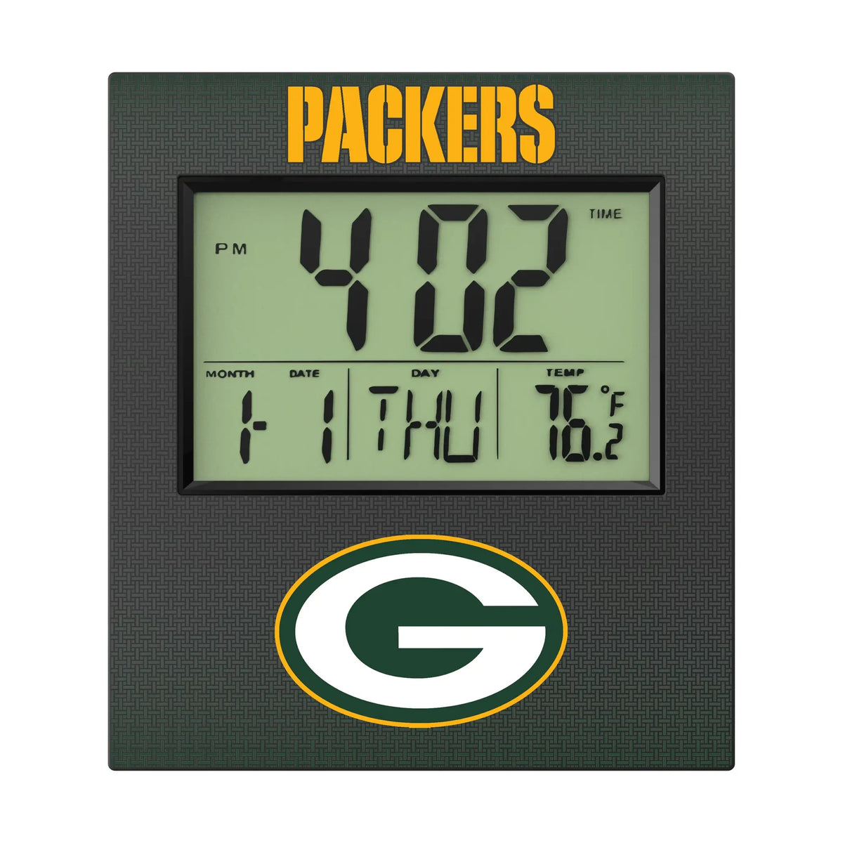 Green Bay Packers Linen Wall Clock